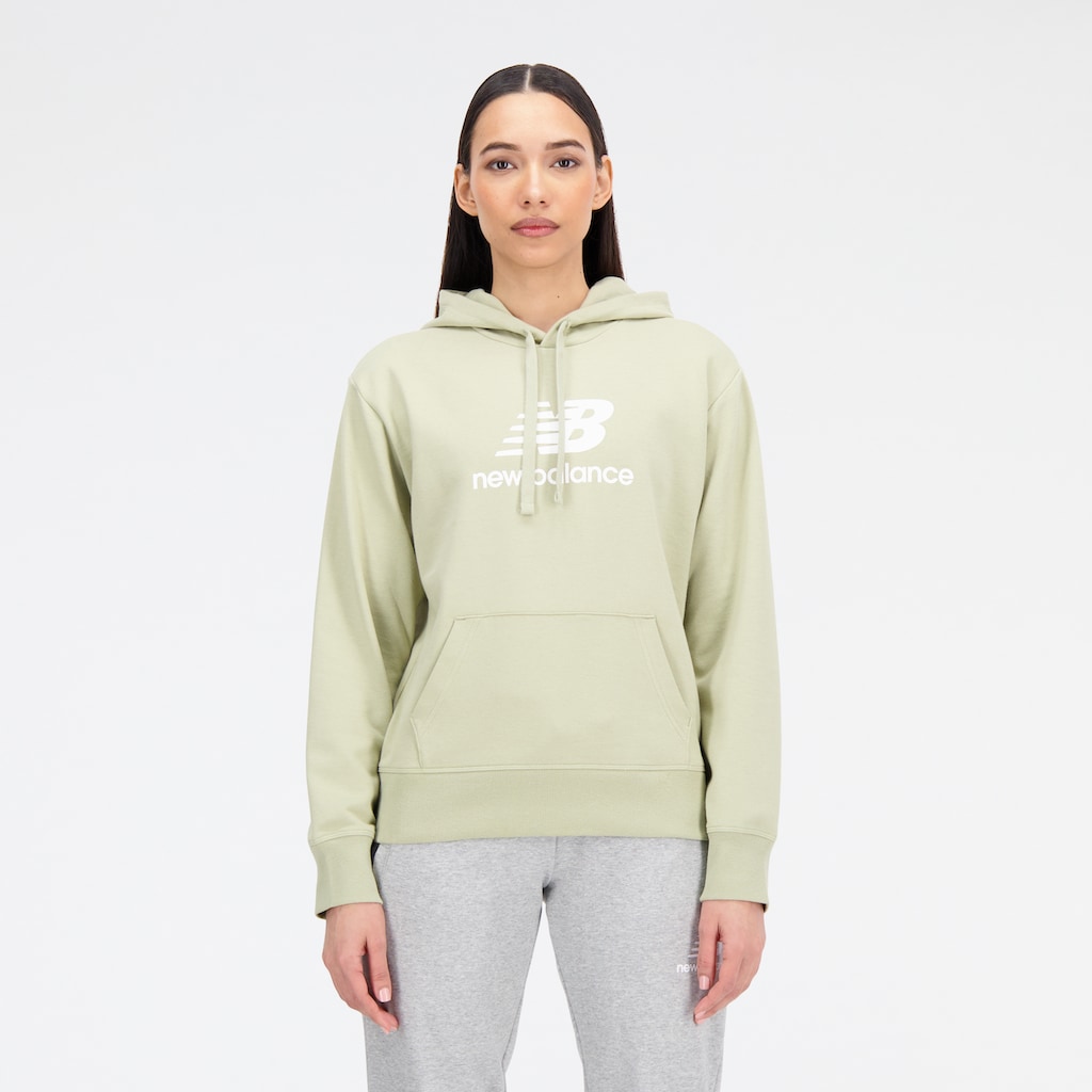 New Balance Kapuzensweatshirt »NB ESSENTIALS STACKED LOGO HOODIE«