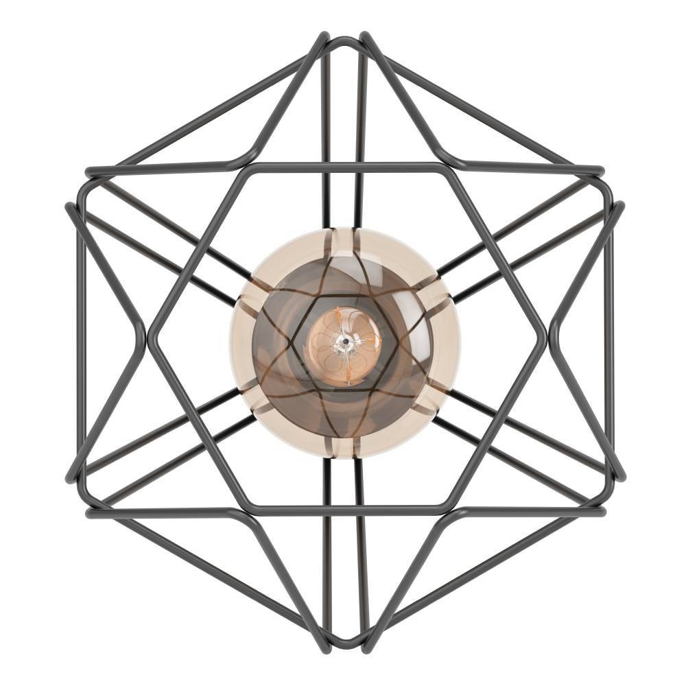 EGLO Tischleuchte »TARBES« E27 1 Stk. Nachttischlampe, Esszimmer, Flur, Drahtgeflecht, 1flammig, 9x7x9cm