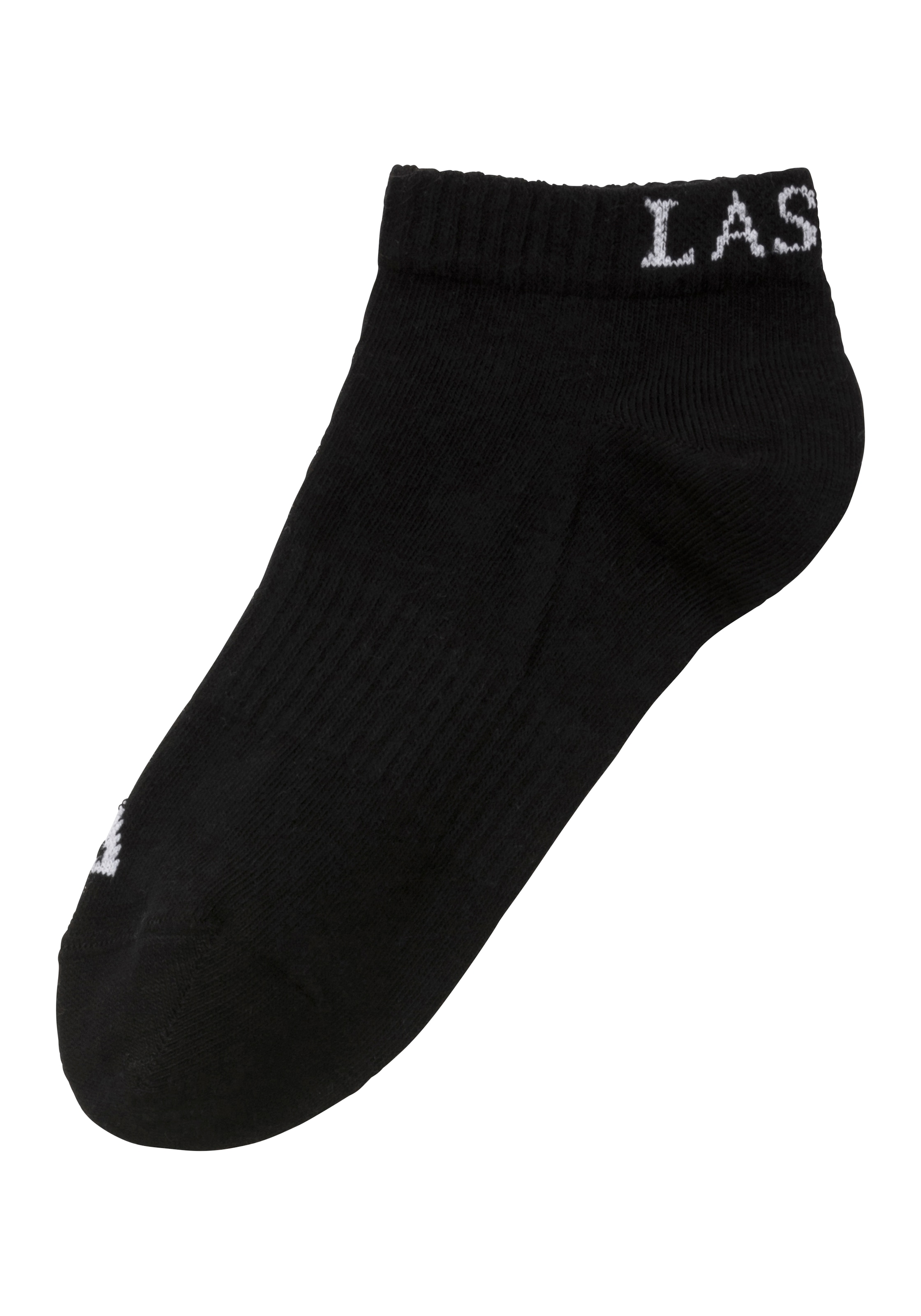 LASCANA ACTIVE Sneakersocken, (Packung, 6 Paar), mit eingestricktem Marken Logo