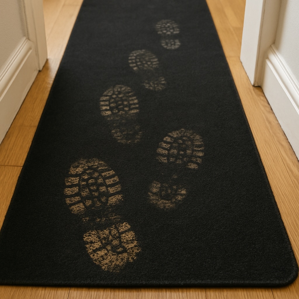 Wecon home Teppich »Buhai« rechteckig 3 mm Höhe ultraflacher Schmutzfangläufer, rutschfest, waschbar, wetterfest