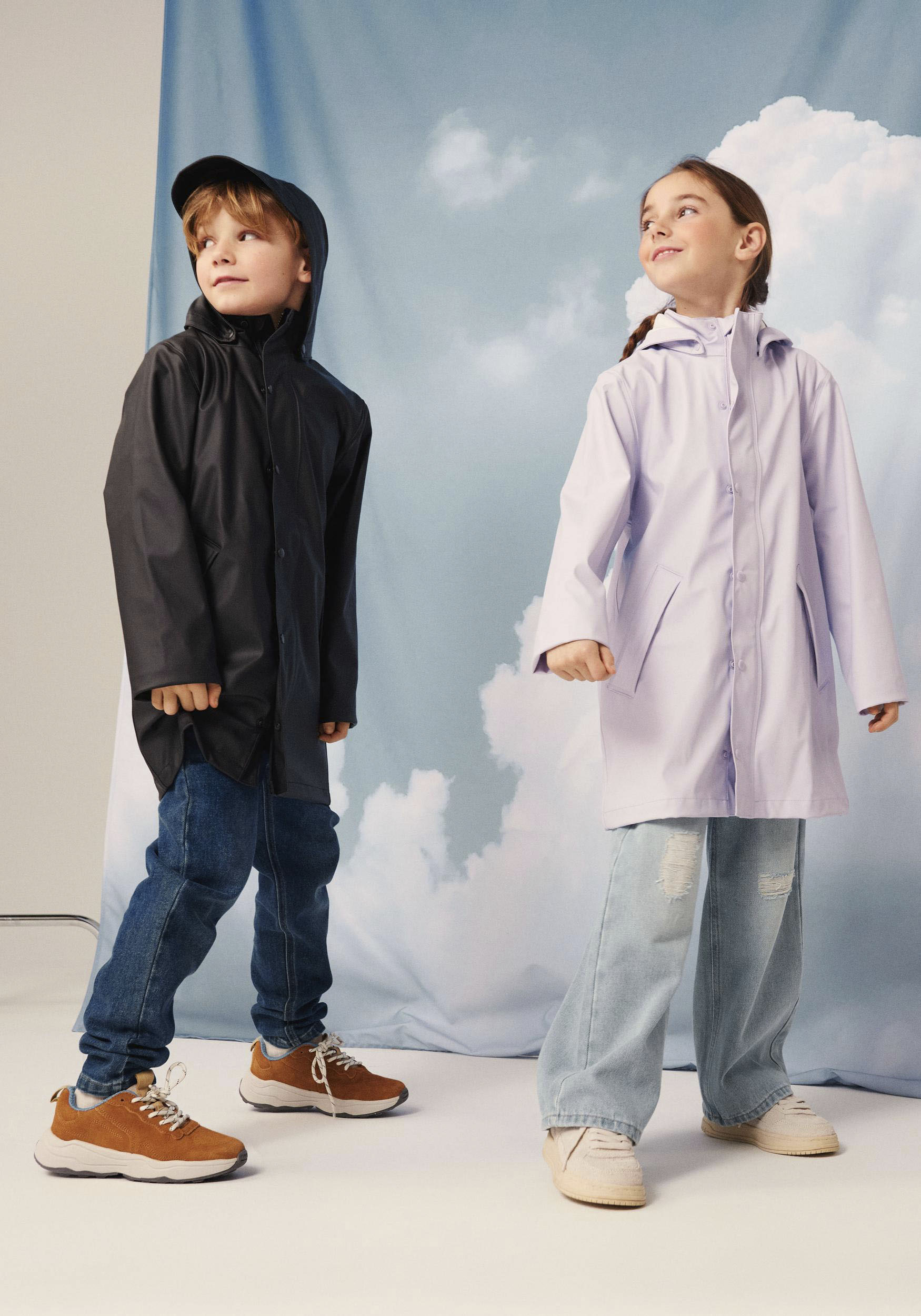 Regenjacke »NKNDRY RAIN JACKET LONG 1«, mit Kapuze