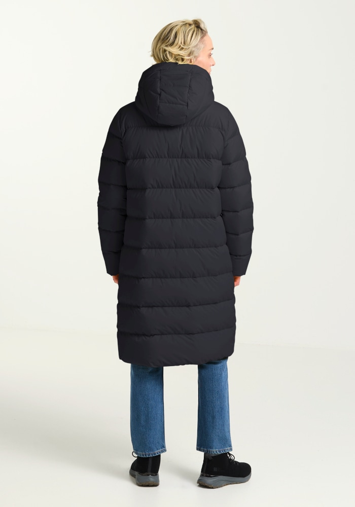 Jack Wolfskin Daunenmantel »FROZEN PALACE COAT W RDS« Daunenmantel, warm, winddicht und wasserabweisend