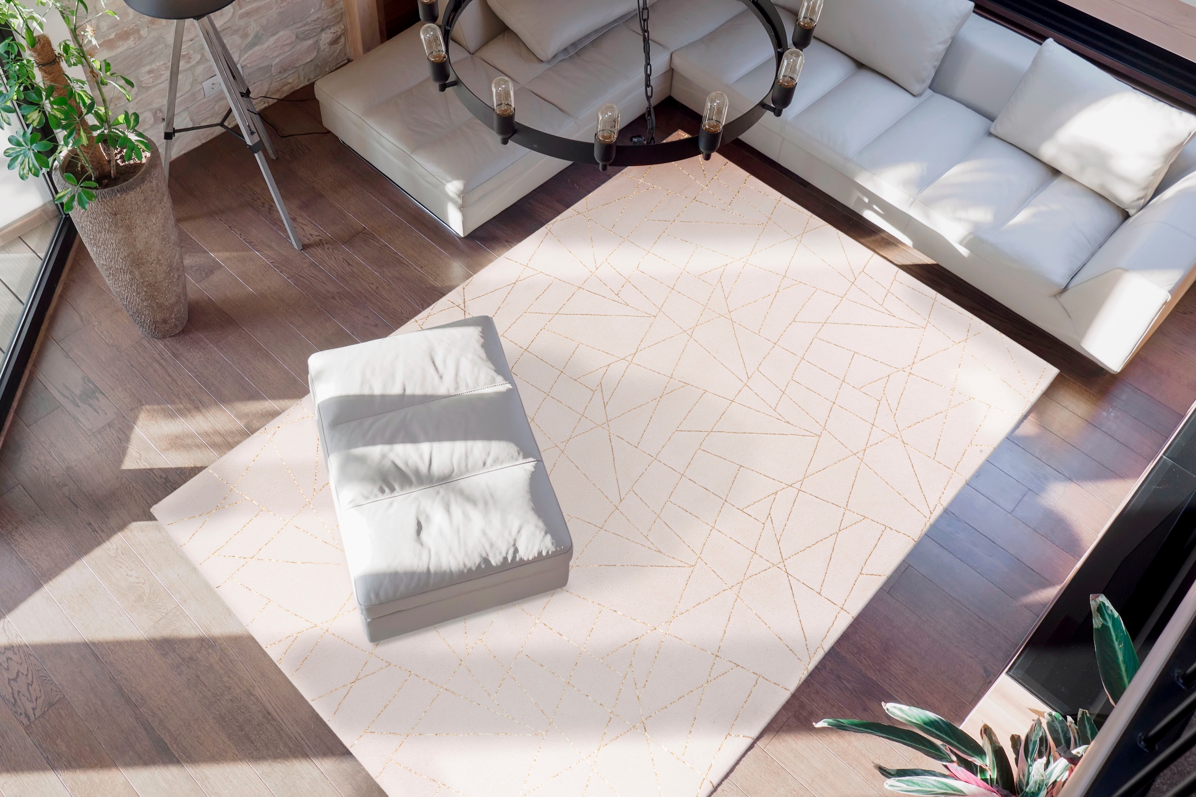 me gusta Teppich »Bijou 125« rechteckig 20 mm Höhe Glanz Effekt, weicher Flor, Wohnzimmer, Schlafzimmer