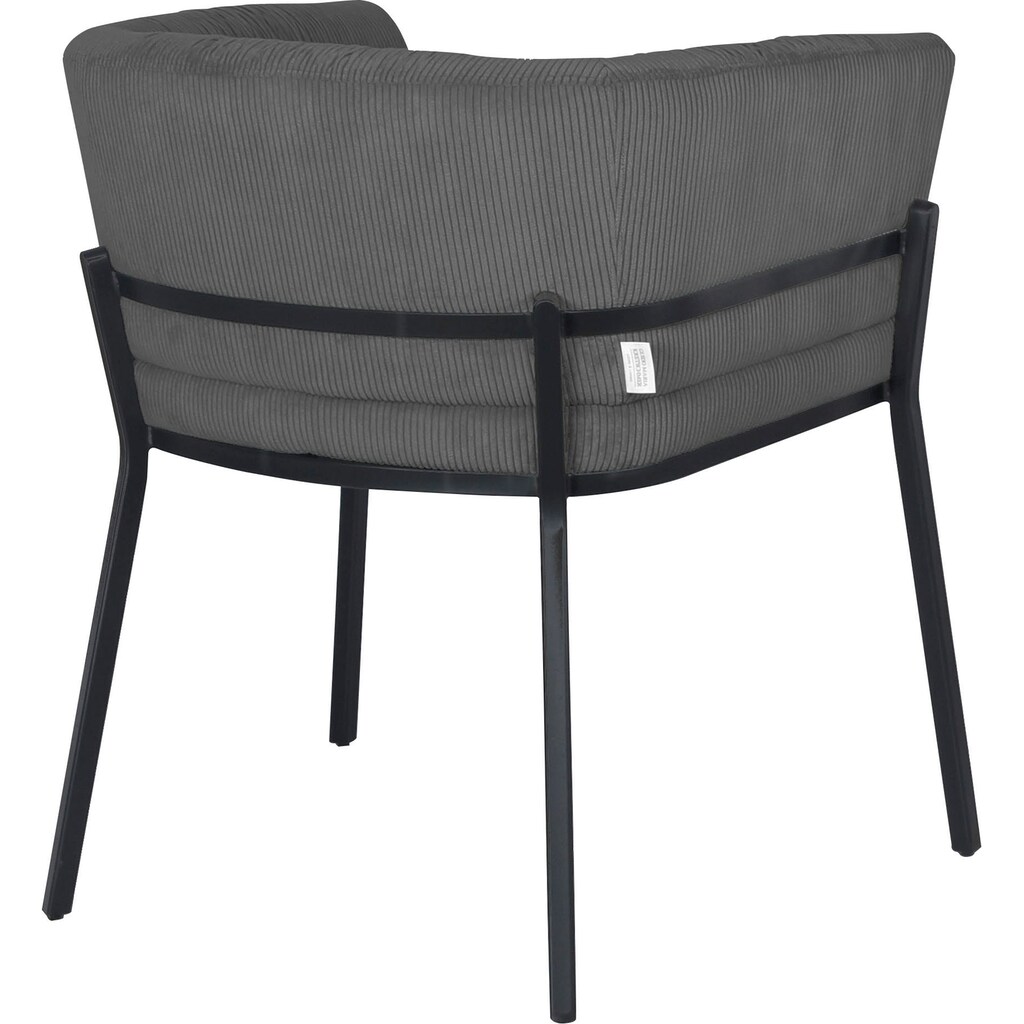 Guido Maria Kretschmer Home&Living Esszimmerstuhl »Fjolla«, 1 St., Cord, zwei Stoffqualitäten, unterschiedliche Farbvarianten, Sitzhöhe 49 cm