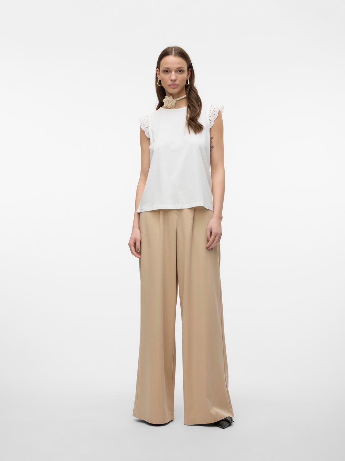 Vero Moda T-Shirt »VMEMILY SL GATHERING TOP JRS NOOS«
