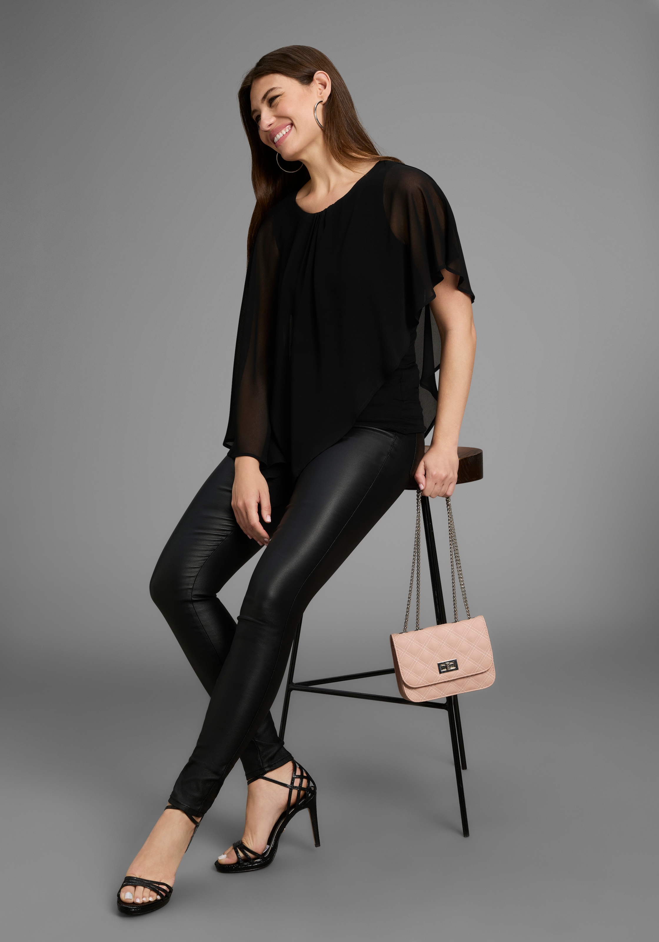 Laura Scott Chiffonbluse, für festliche Anlässe