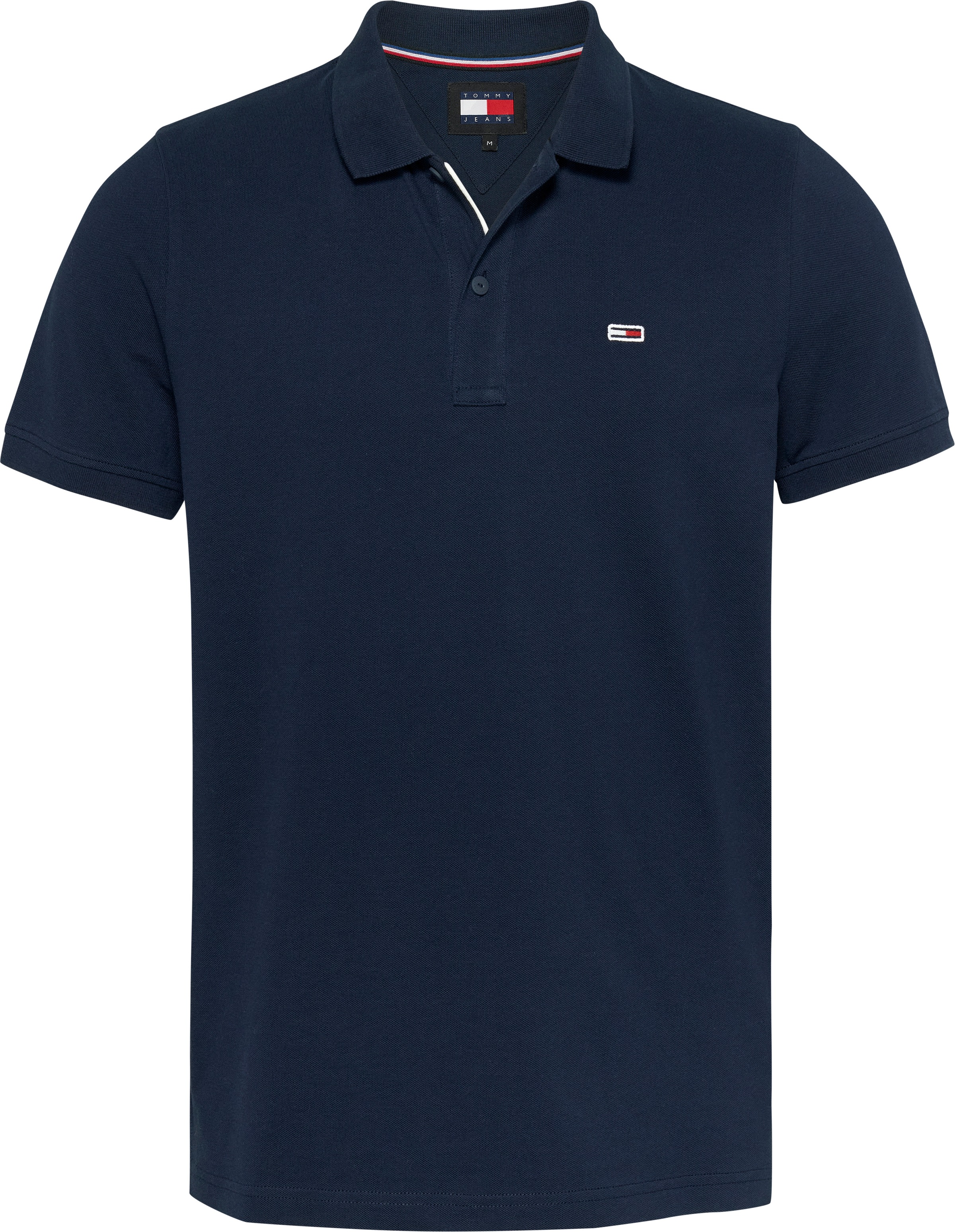 Tommy Jeans Poloshirt »TJM SLIM PLACKET POLO«, Piqué mit Polokragen