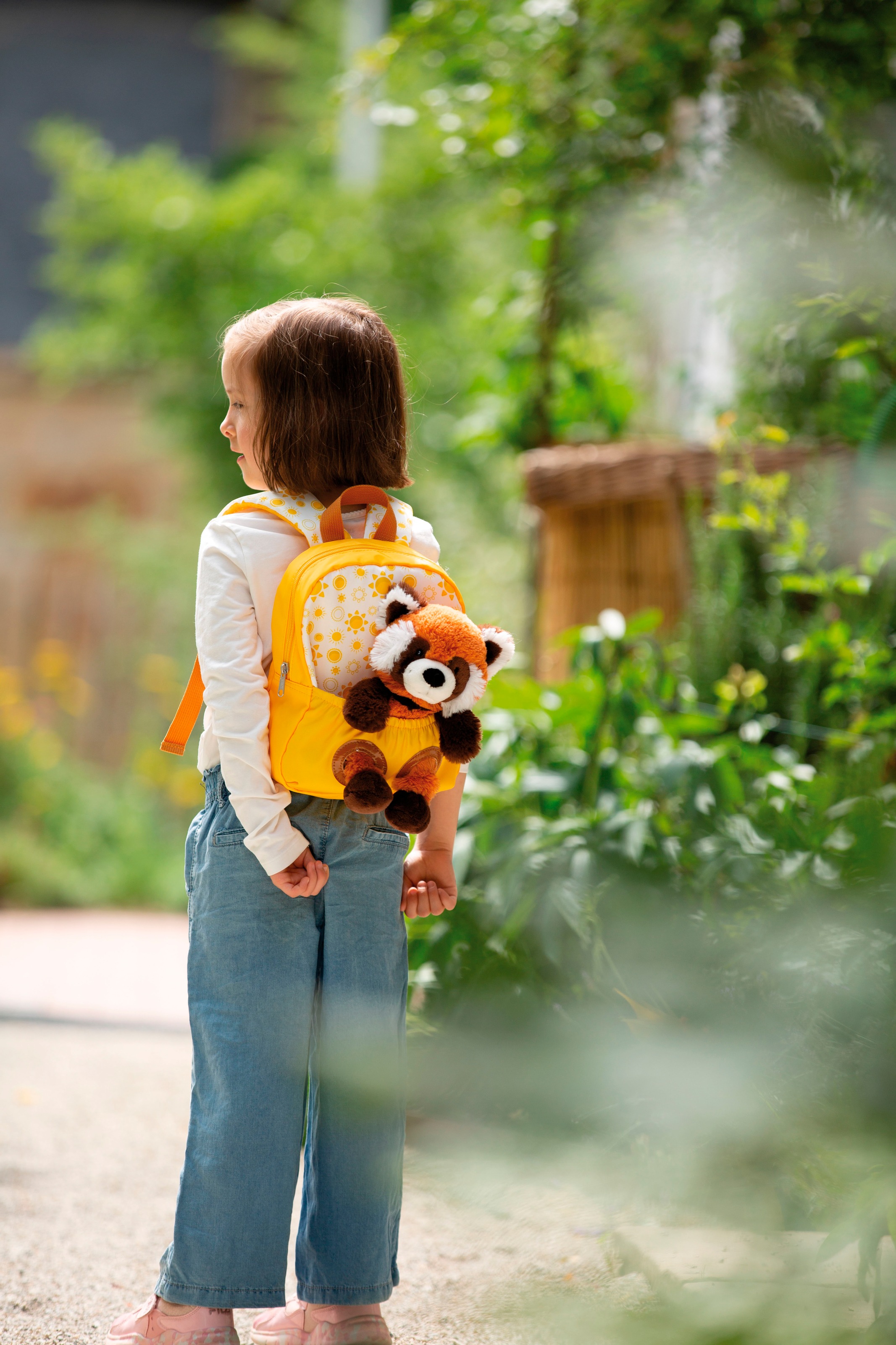 Nici Kinderrucksack »Travel Friends, Rucksack mit Plüsch Roter Panda, 25 cm«