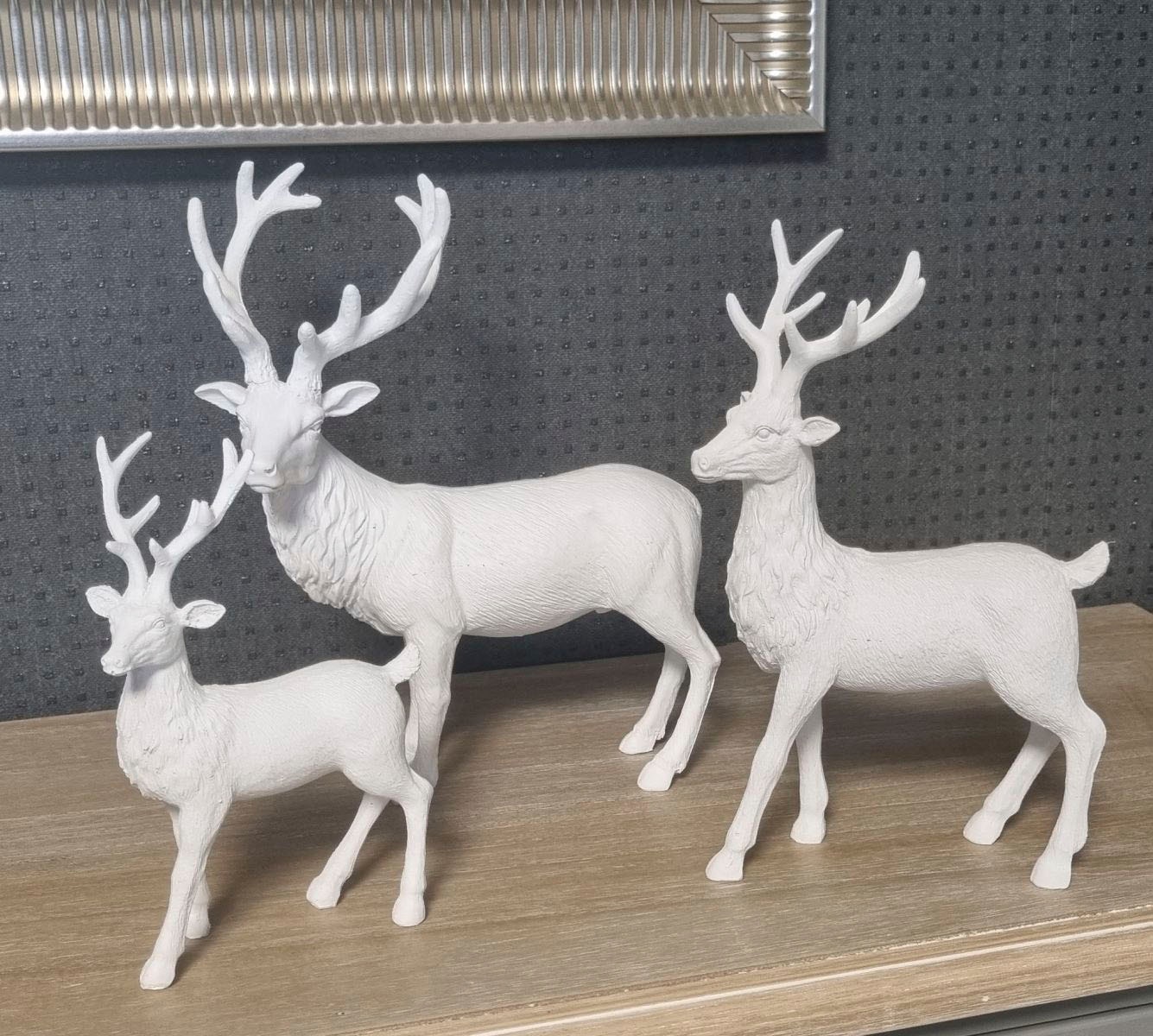 Ambiente Haus Tierfigur »Hirschfigur - stehend weiss (H) 30cm«