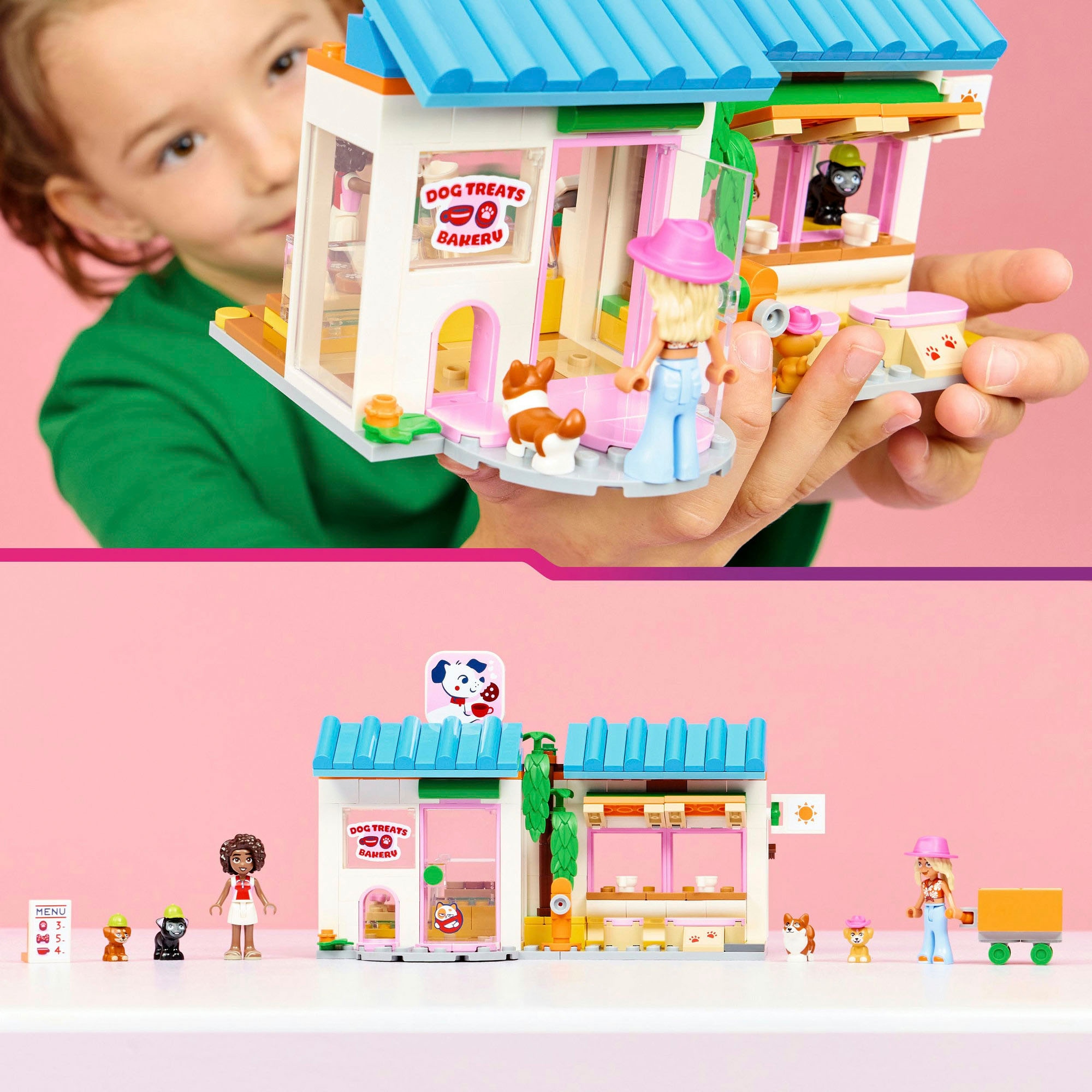 LEGO® Konstruktionsspielsteine »Hundekuchenbäckerei (42677), LEGO Friends« Made in Europe