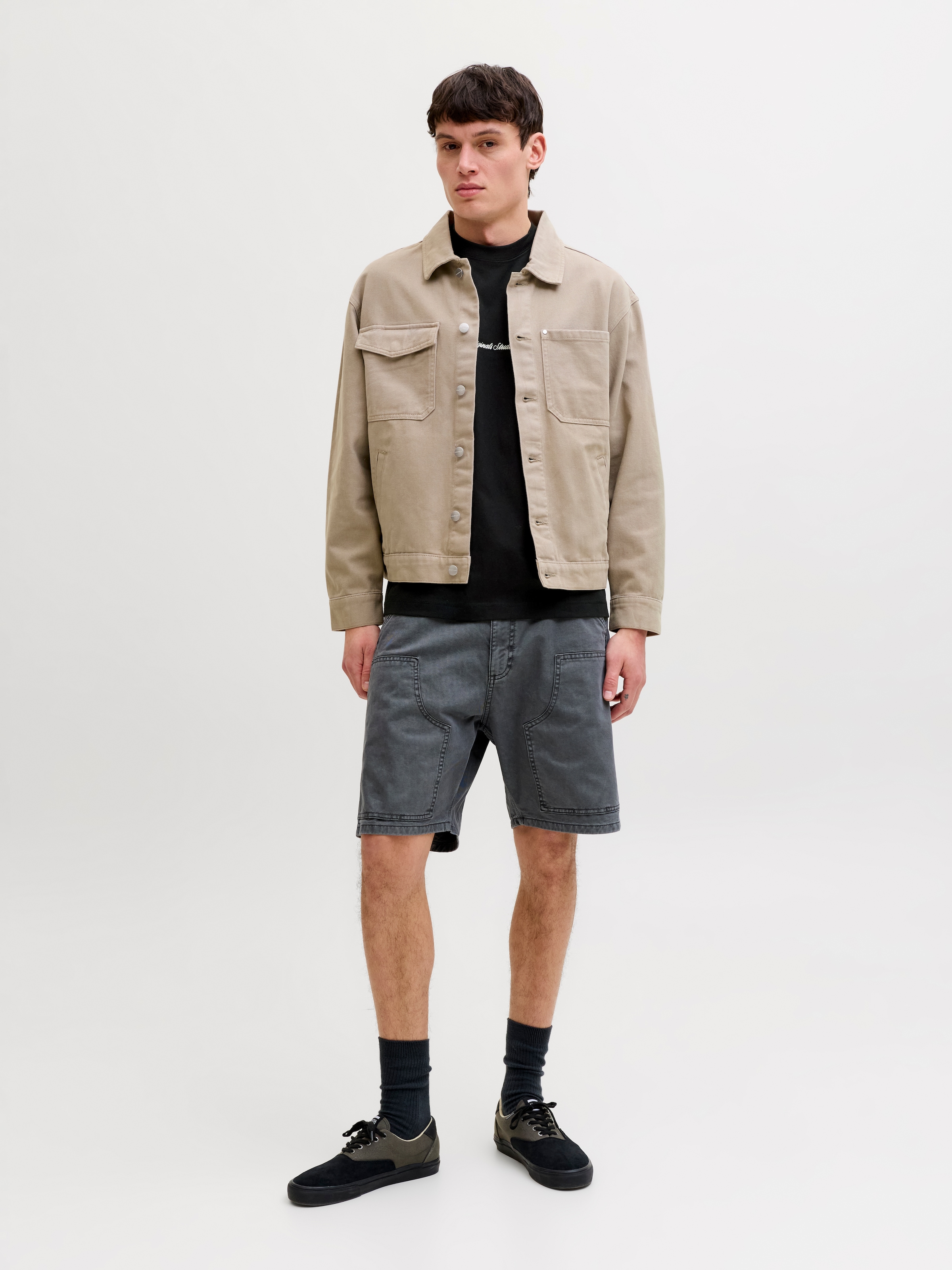 Jack & Jones T-Shirt »JORNORREBRO EMB TEE SL CREW NECK LN« Baumwolle, relaxed fit