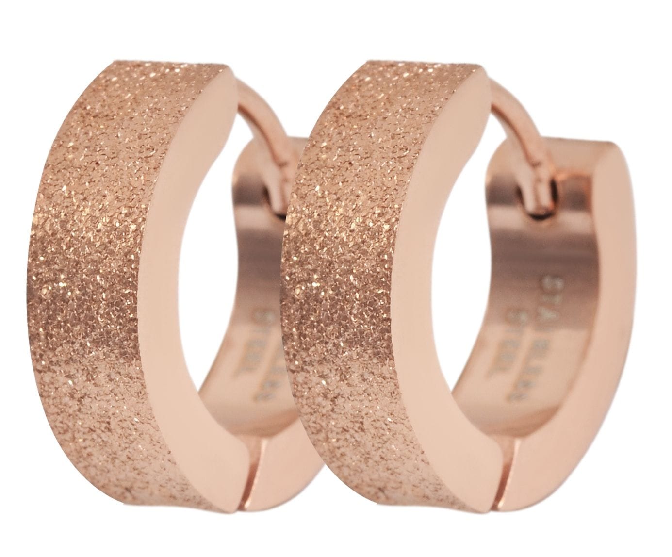 Adelia´s Paar Creolen »Damen Ohrringe ¿ Klappcreole aus Edelstahl«