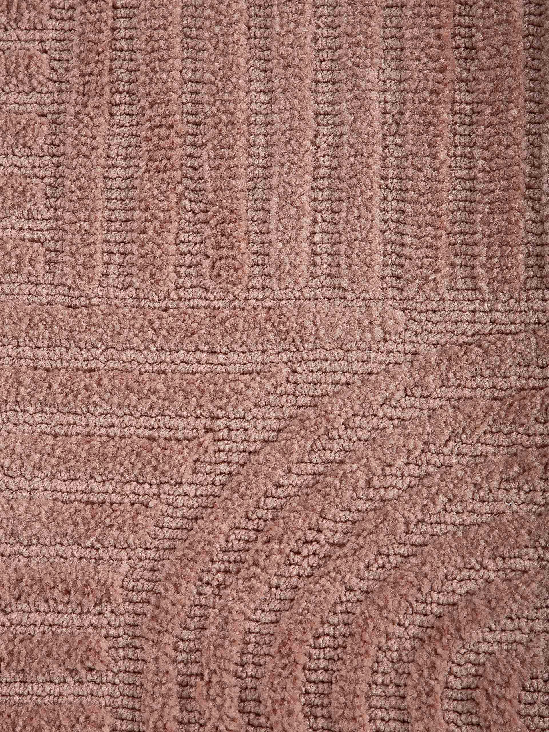 carpetfine Teppich »Holly  4 -  Soft Touch Microfaser Teppich« rund 12 mm Höhe Boho Scandi, weiche dichte getuftete Hoch-Tief-Struktur, Wohnzimmer