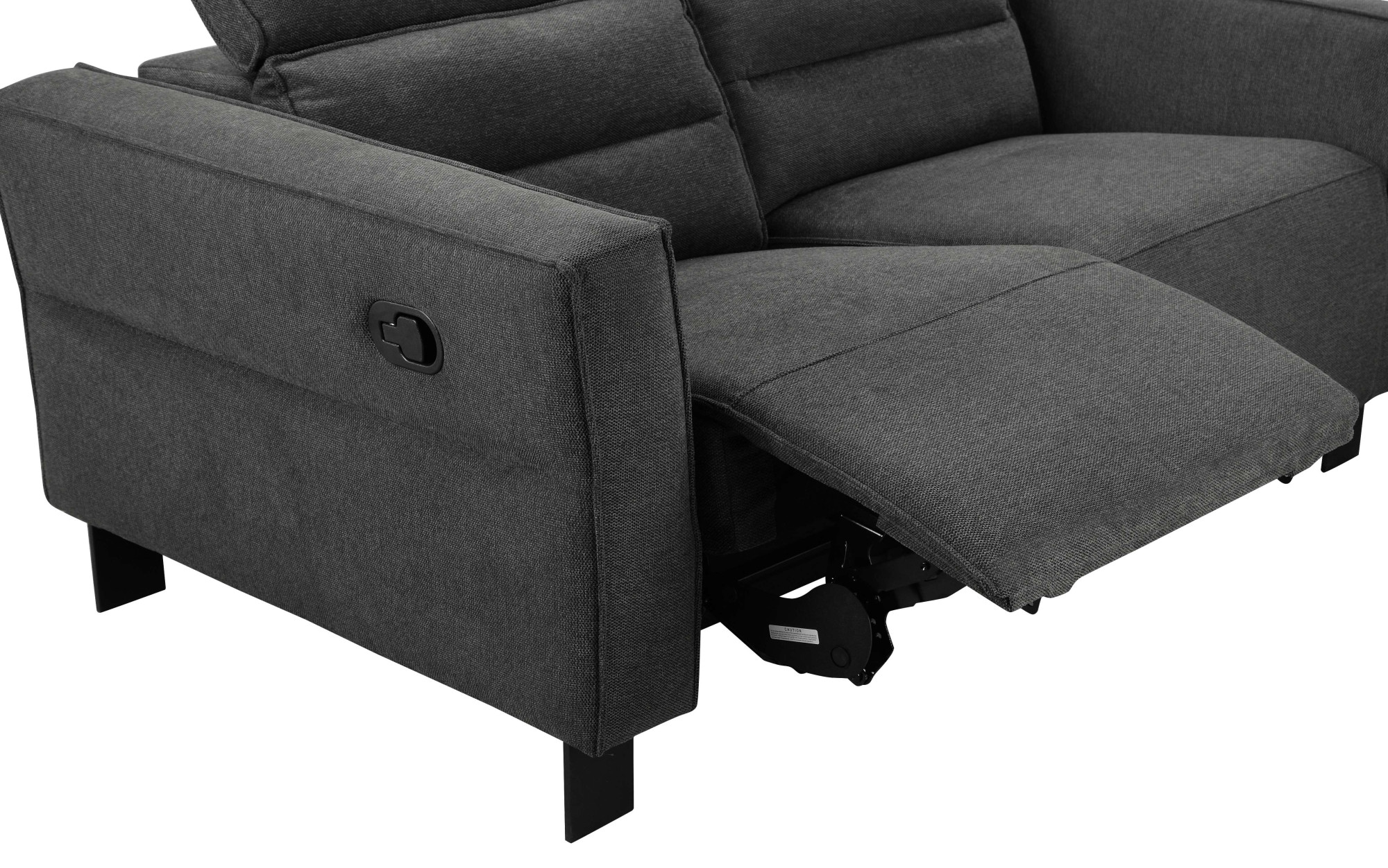 OTTO home 2-Sitzer »Carpari Webstoff, 162 cm, man./elektr. Relaxfunktion« (USB A/C), sowie Kopfteilverstellung