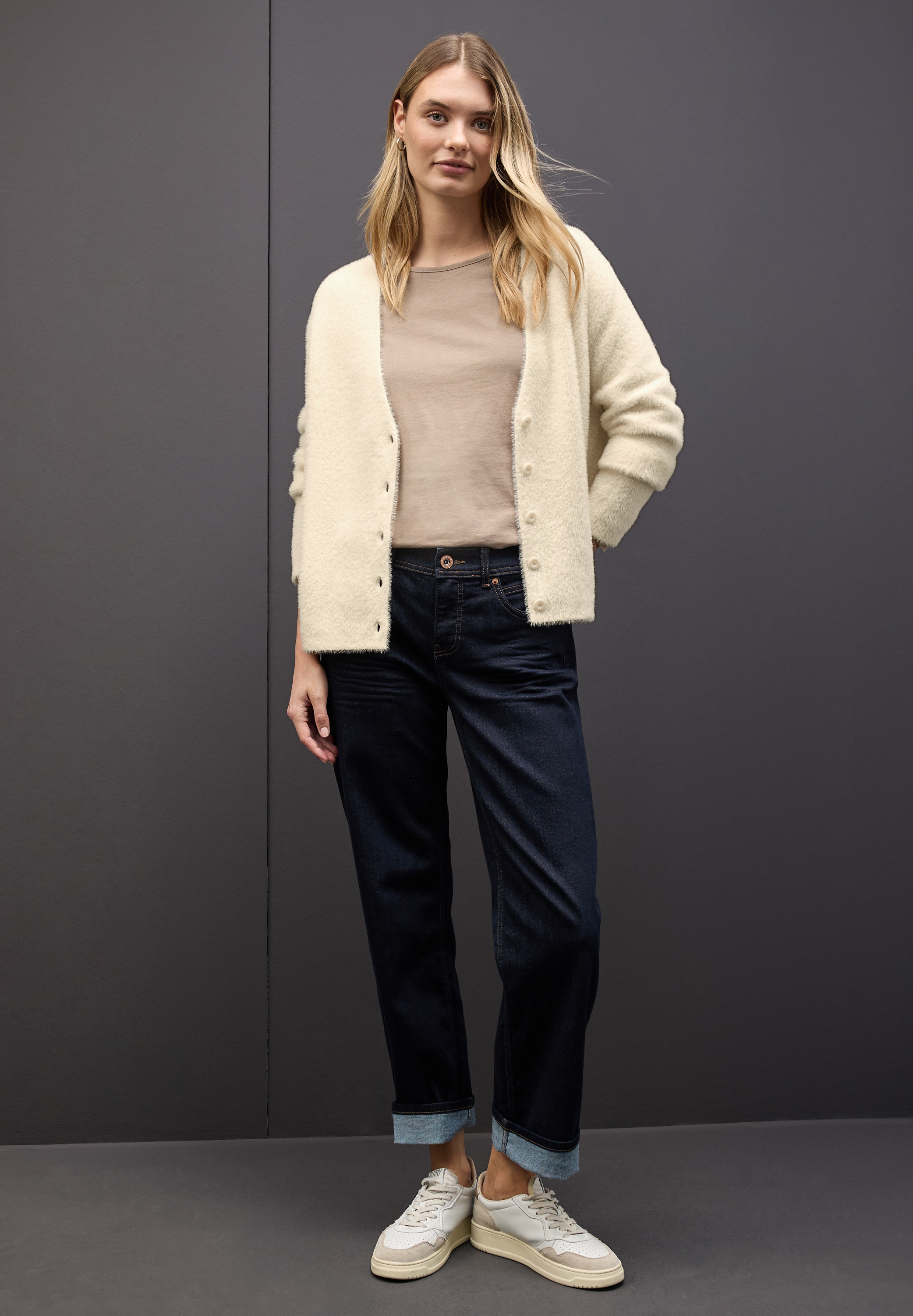 STREET ONE Cardigan mit V-Ausschnitt