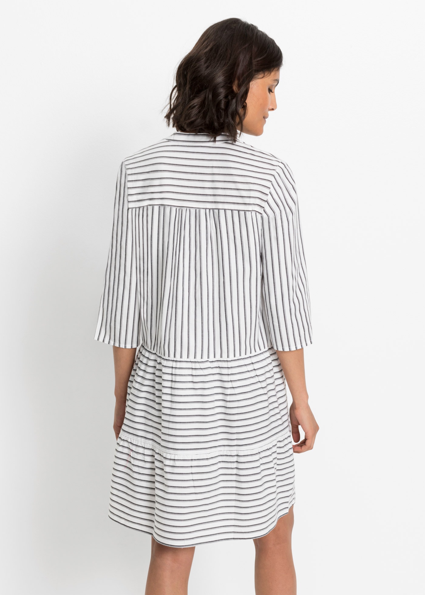 bonprix Tunikakleid für Frühling und Sommer, aus Baumwolle, A-Linien-Passform