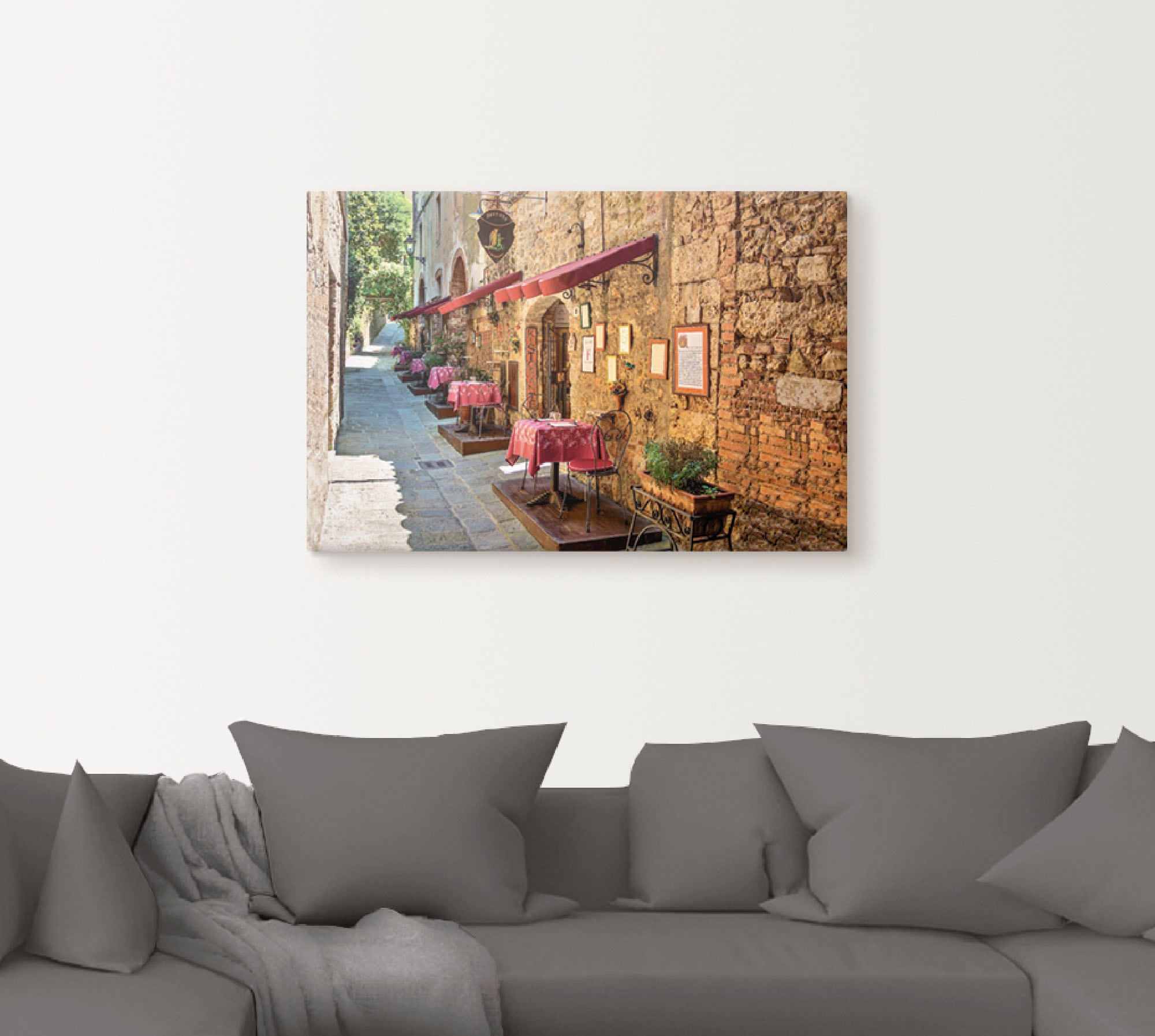 Artland Wandbild »Toskana II«, Europa, (1 St.), als Alubild, Outdoorbild, Leinwandbild, Poster, Wandaufkleber