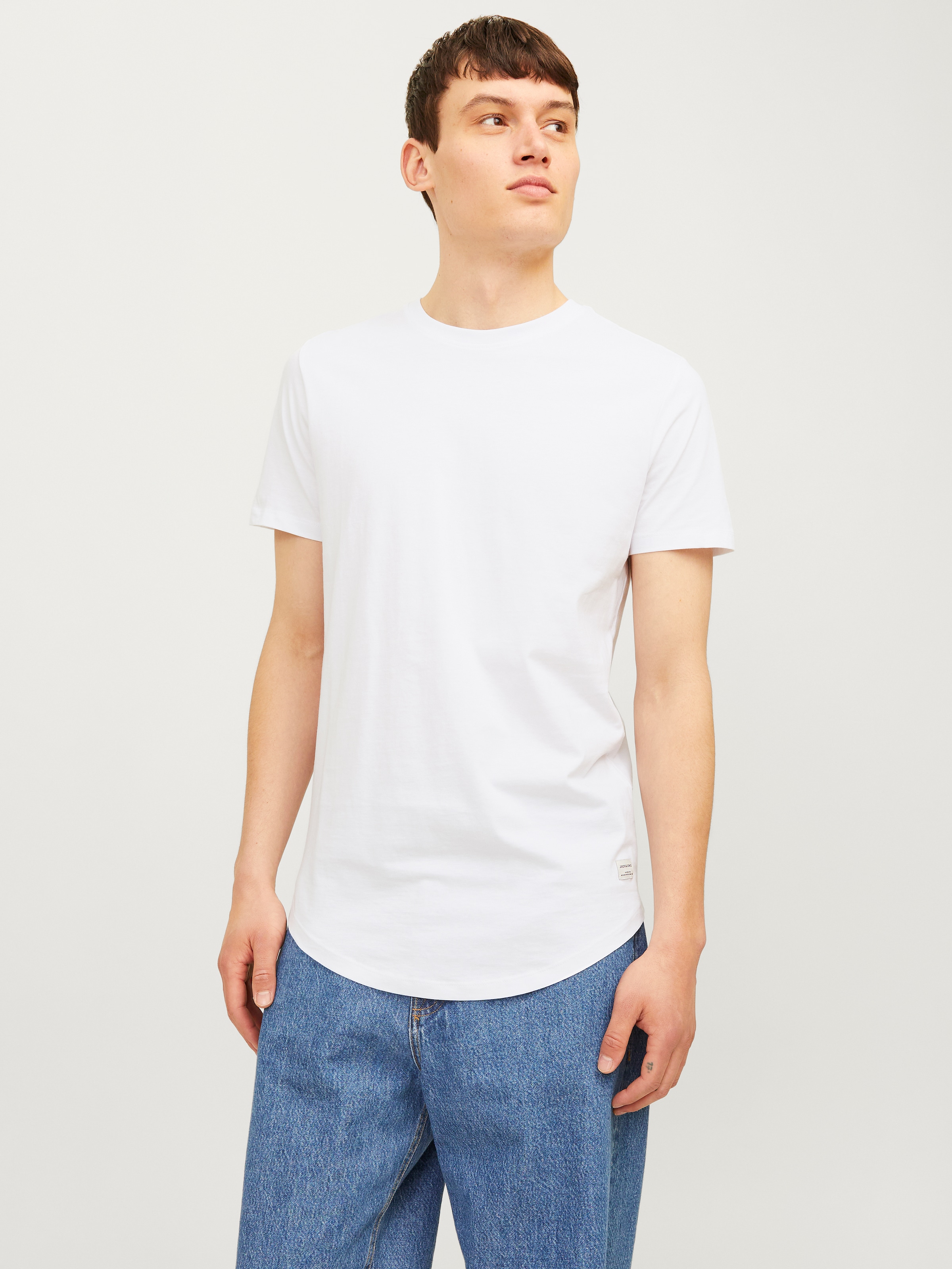 Jack & Jones Rundhalsshirt »JJENOA TEE SS CREW NECK 7PK MP NOOS«, (Packung, 7 tlg.)