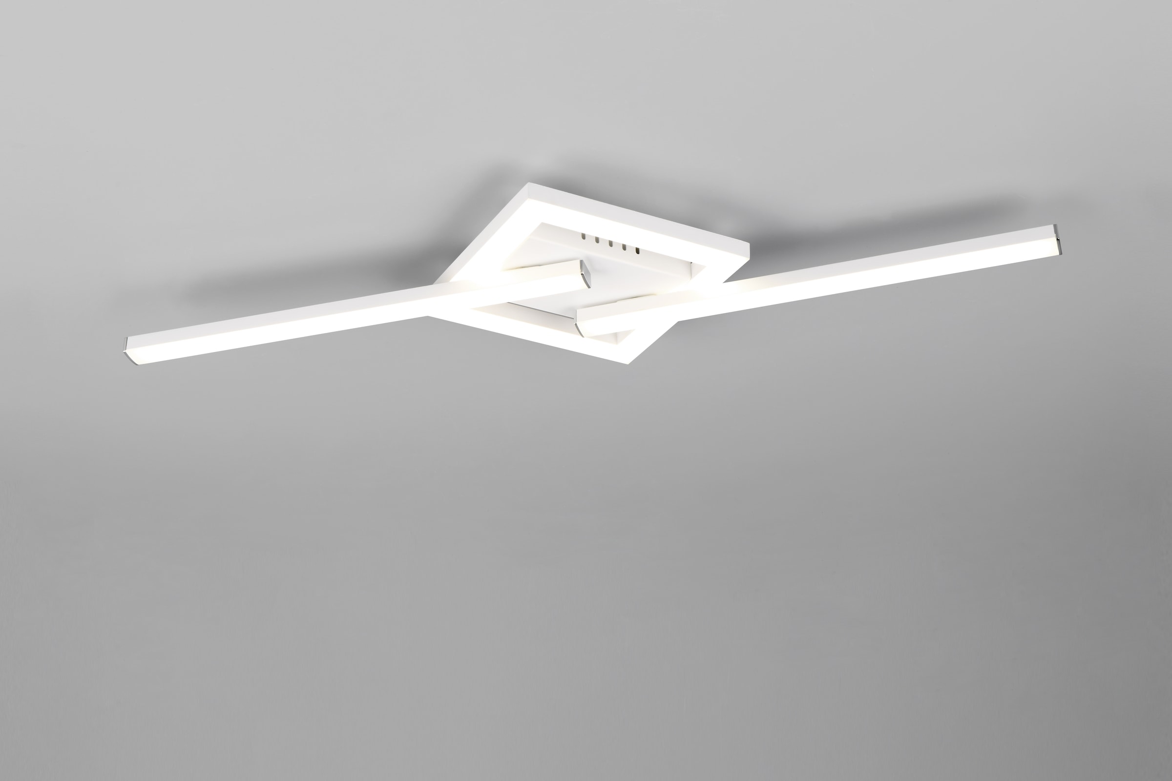my home LED Deckenleuchte »DAVINIA, als Deckenlampe oder Wandlampe mögl, LED Stäbe schwenkbar«, 1 flammig, Leuchtmittel LED-Board | LED fest integriert, neutral 4000K 1950 Lumen 54x16 cm beweglich Flurlampe Wohnzimmerlampe