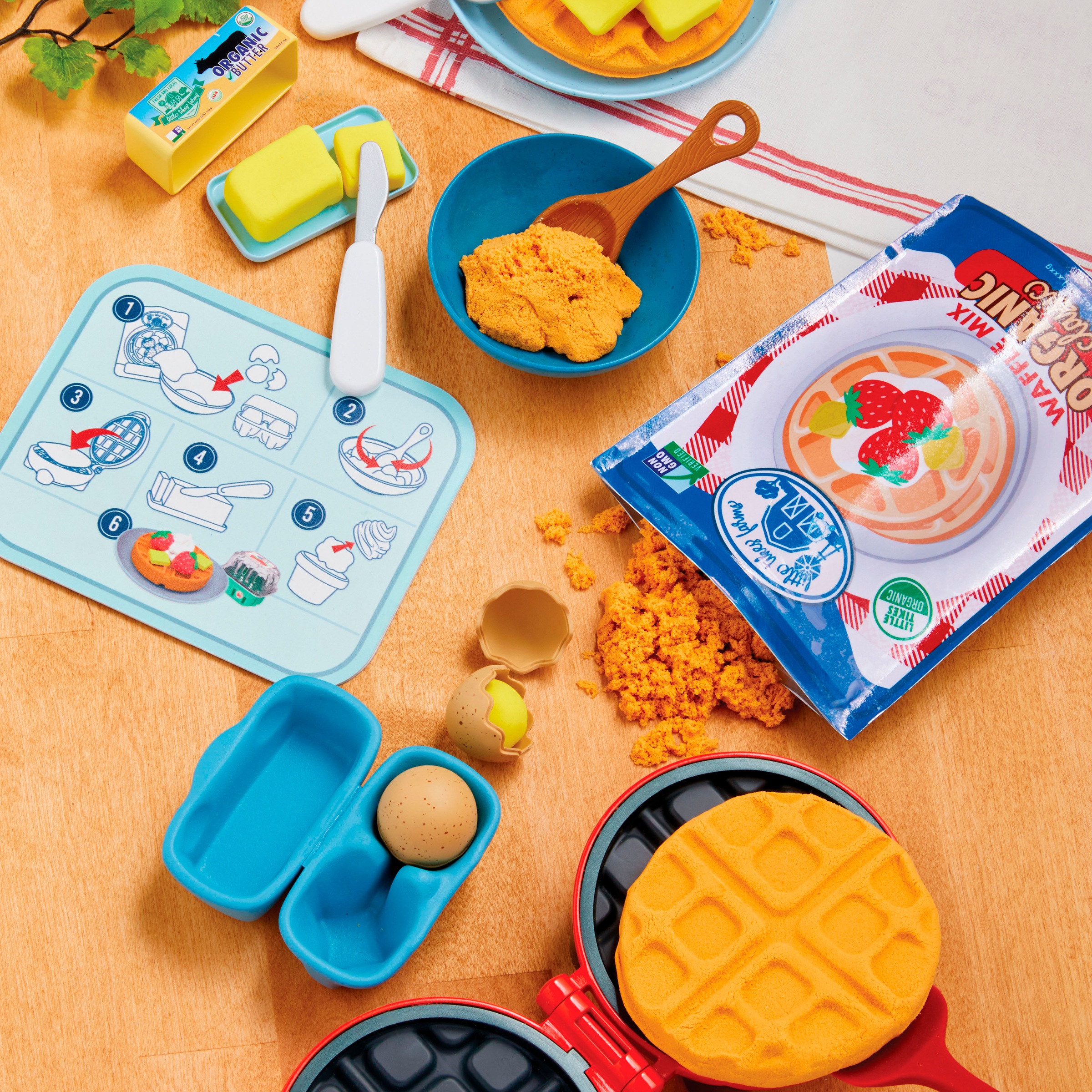 Little Tikes® Spiellebensmittel »Creative Chefs Waffles Kit«, (18 tlg.)