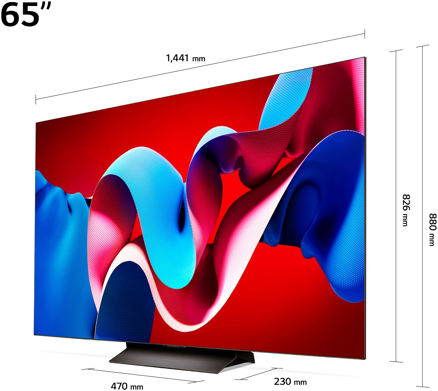 LG OLED-Fernseher »OLED65C47LA«, 164 cm/65 Zoll, 4K Ultra HD, Smart-TV