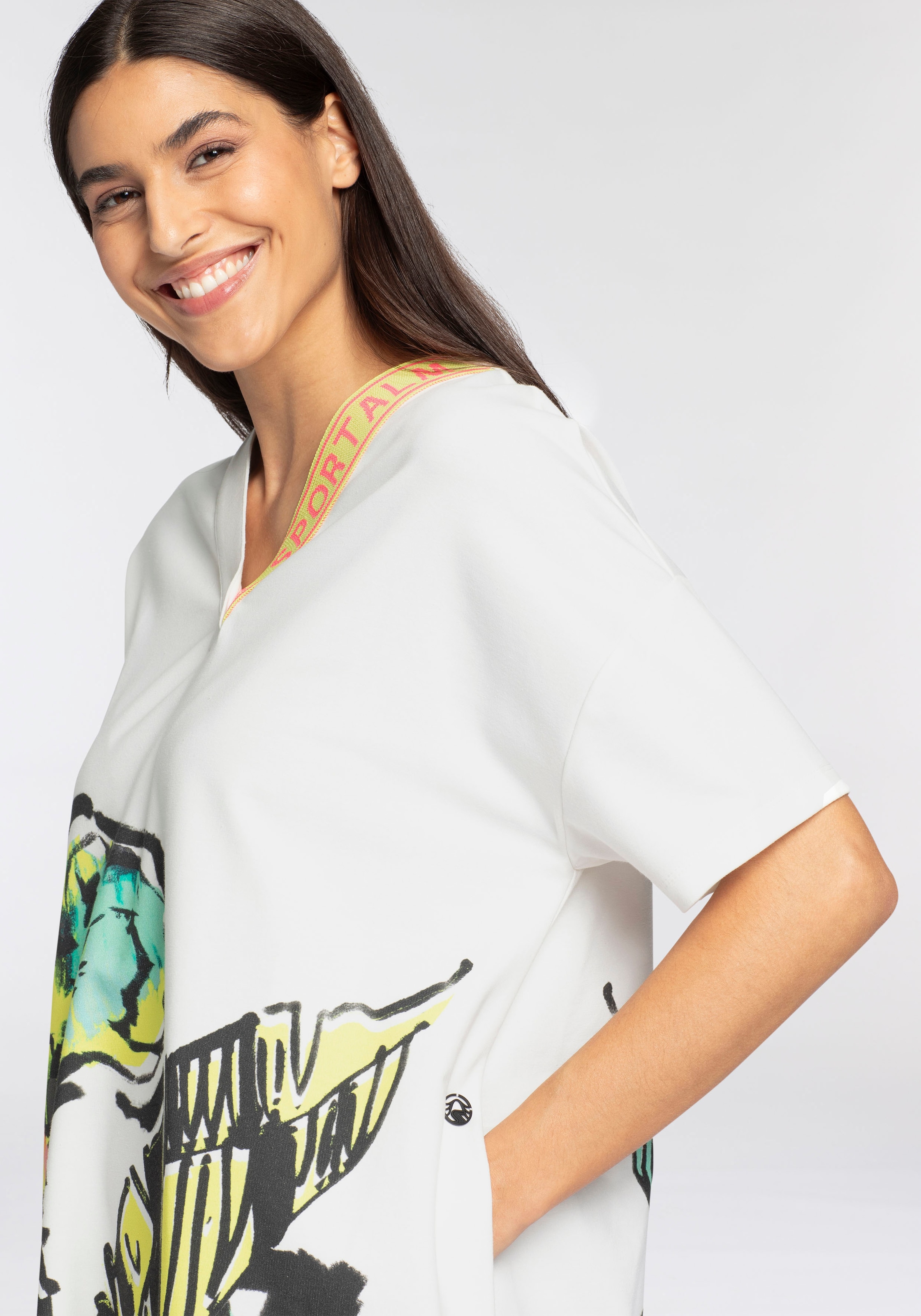 Sportalm Kitzbühel Shirtkleid, mit Tropicalprint