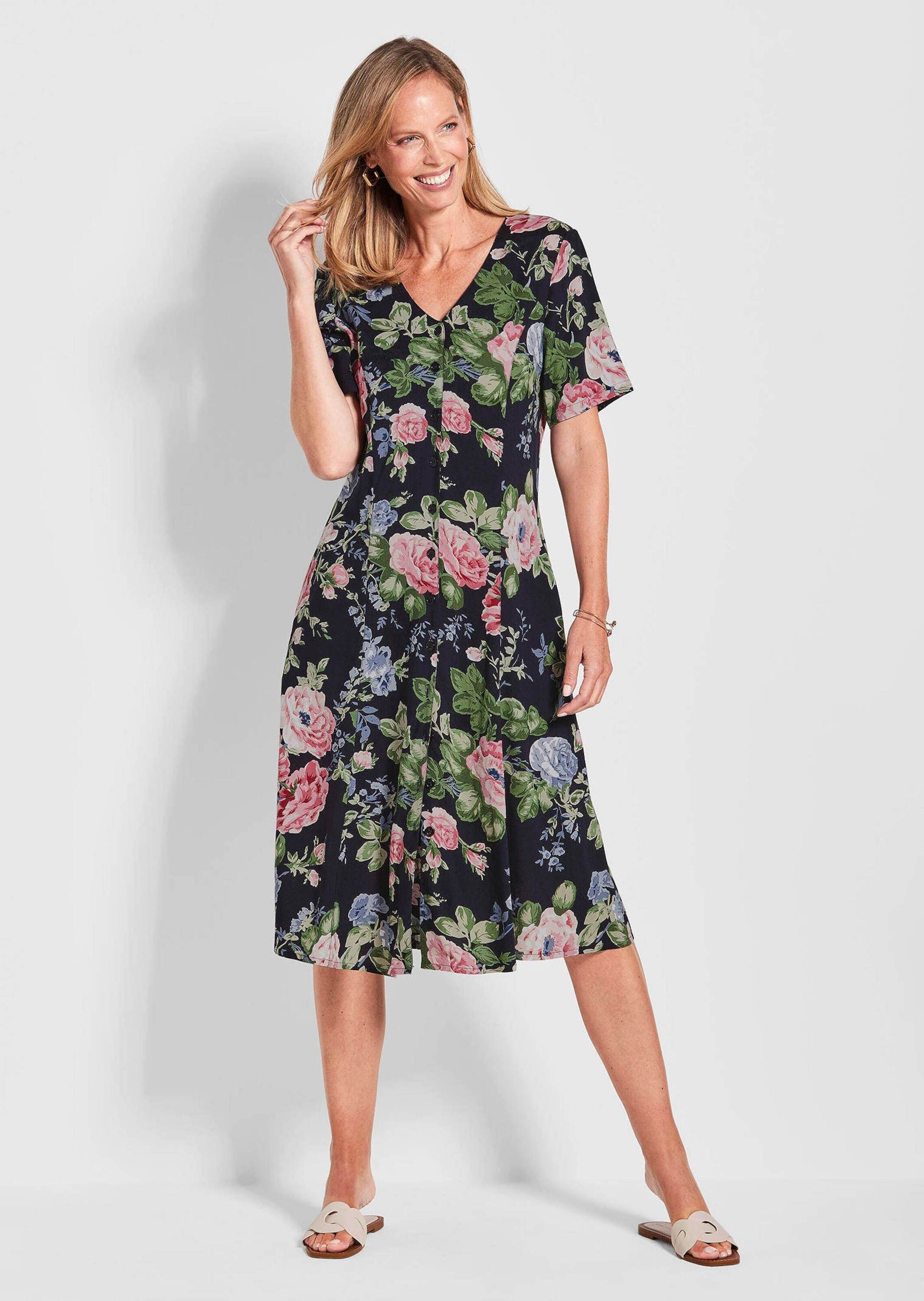 GOLDNER Sommerkleid »Kurzgröße Kleid«