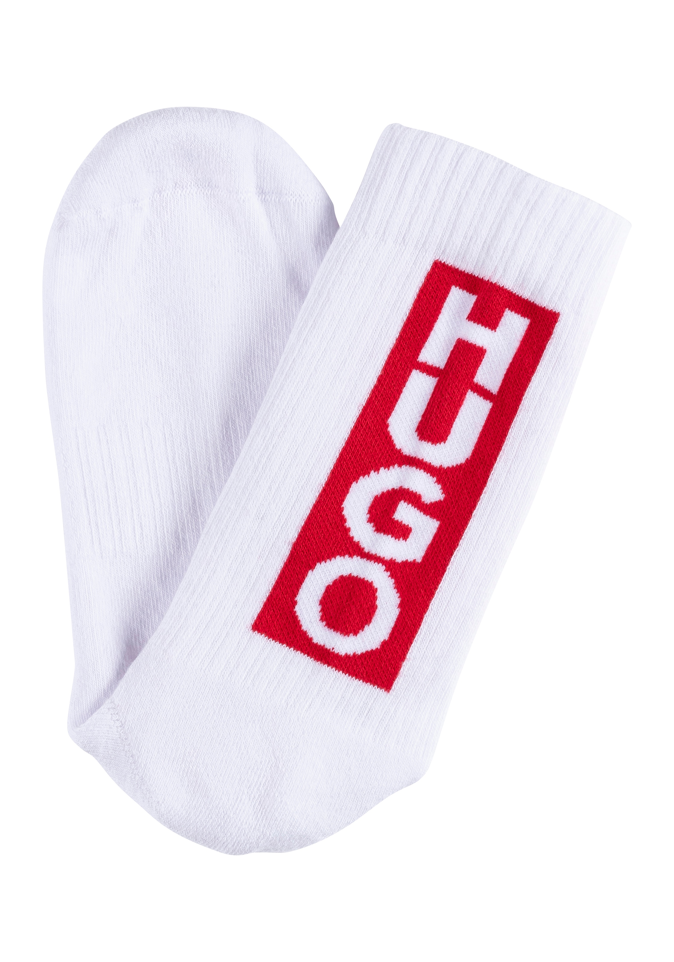 HUGO Underwear Freizeitsocken »3P QS BACK LABEL CC«, (Packung, 3er Pack)