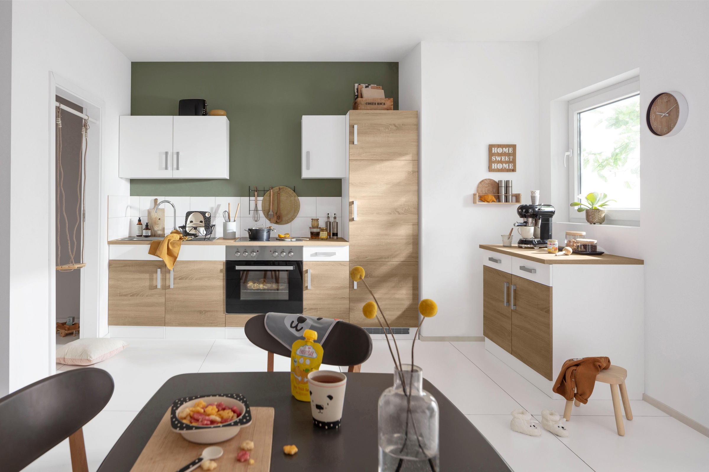 KOCHSTATION Küchenzeile »KS-Gera« Breite 270 cm, wahlweise mit E-Geräten, mit Arbeitsplatte