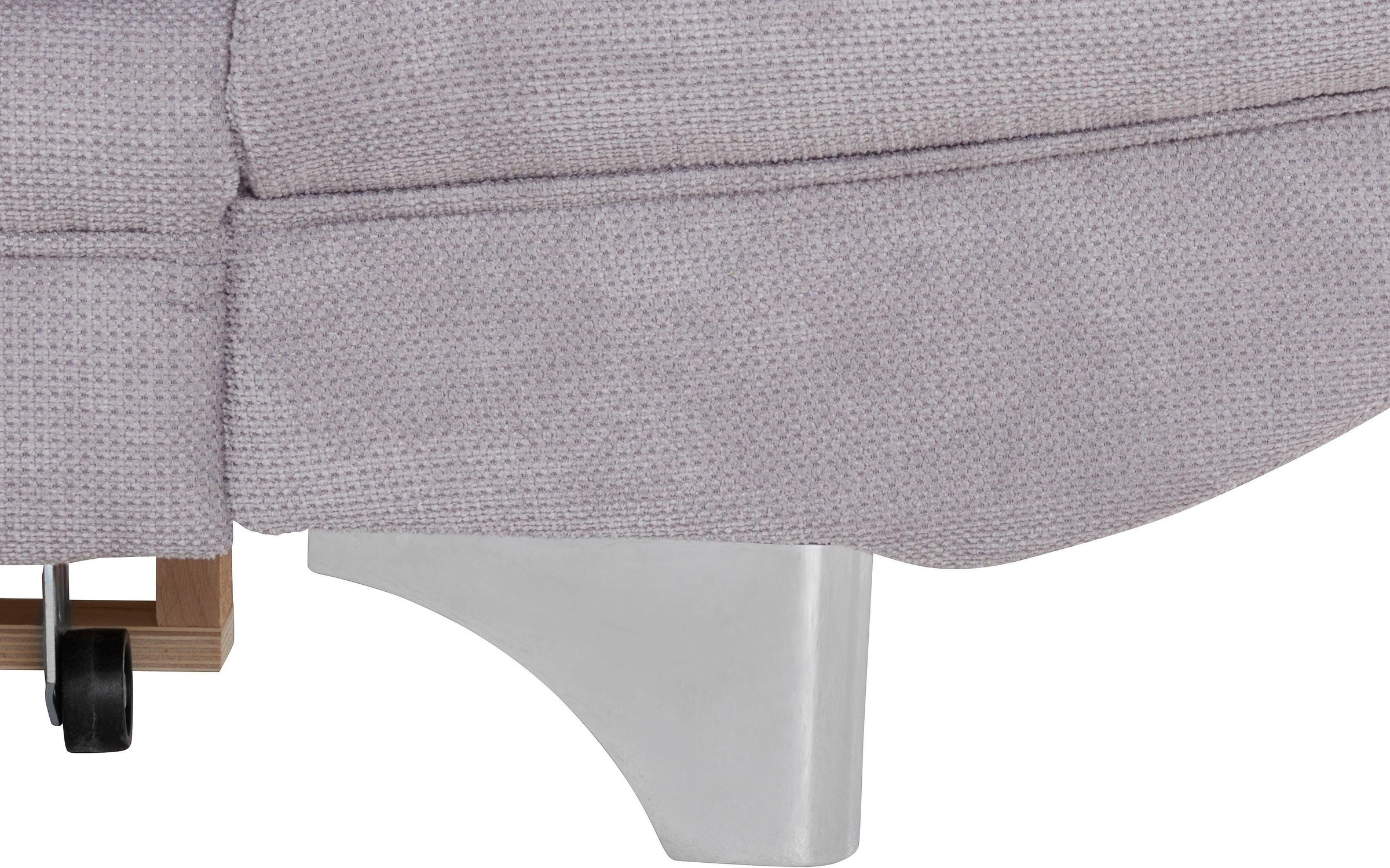 COTTA Polstergarnitur »Enterprise L-Form«, (Set), Set bestehend aus: Ecksofa mit Arm- & Kopfteilverstellung & Hocker
