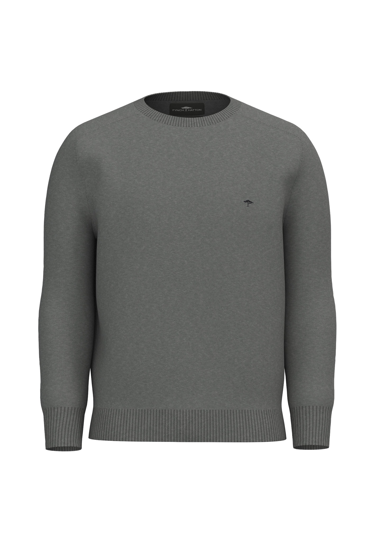 FYNCH-HATTON Strickpullover, mit Logo-Stickerei