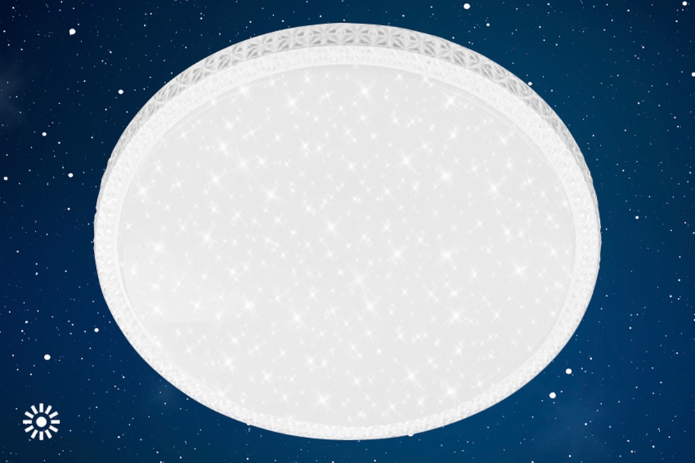 Briloner Leuchten LED Deckenleuchte »ASTRO« LED-Modul 1 Stk. Neutralweiß 39x8 cm, Schlafzimmer, Wohnzimmer, Flur, Büro