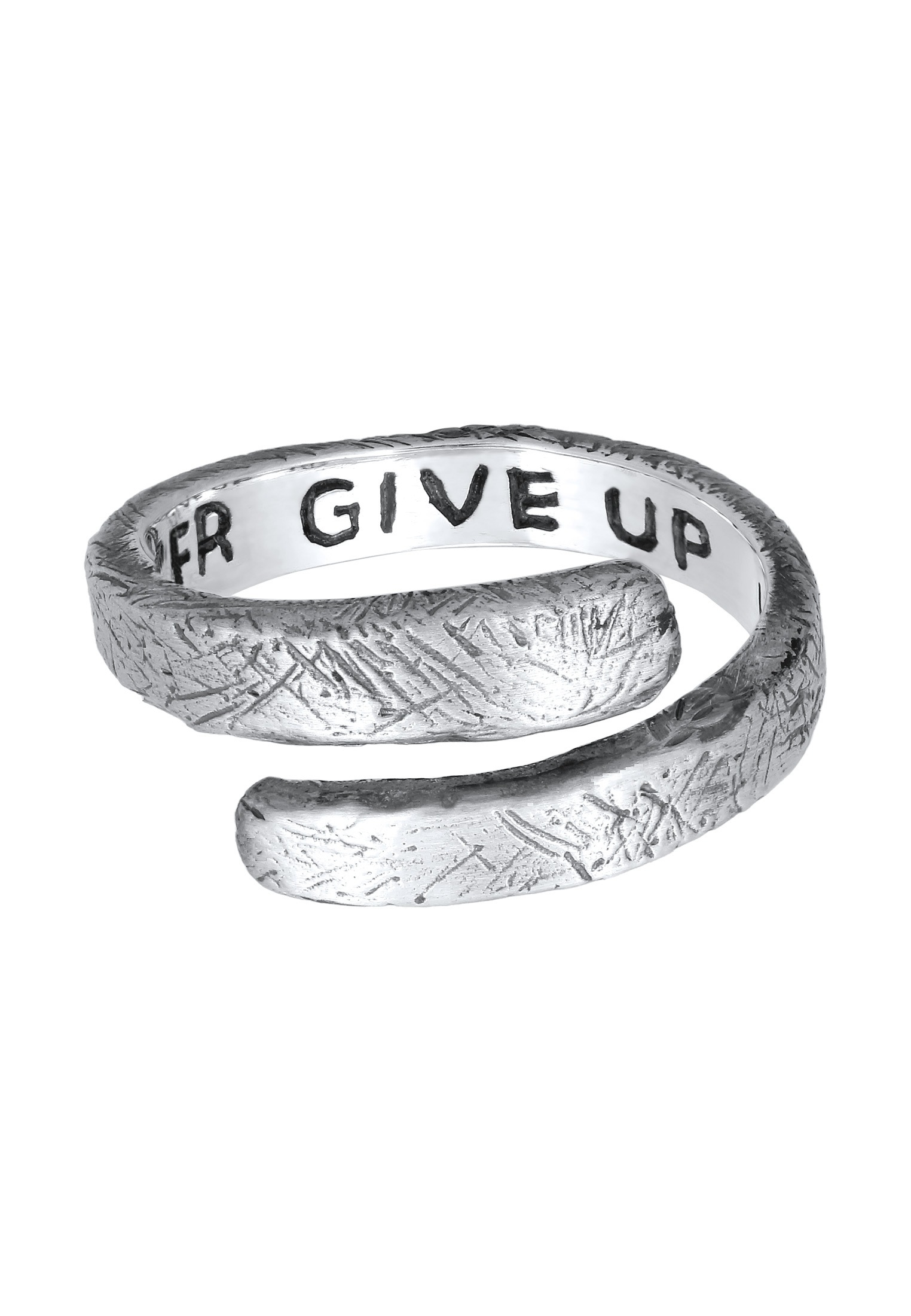 HAZE & GLORY Silberring »Ring Wickeldesign 925 Sterling Silber - Never Give Up Ring«