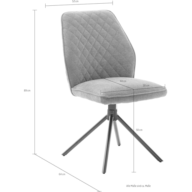 MCA furniture Esszimmerstuhl »ACANDI«, Chenilleoptik bei OTTO