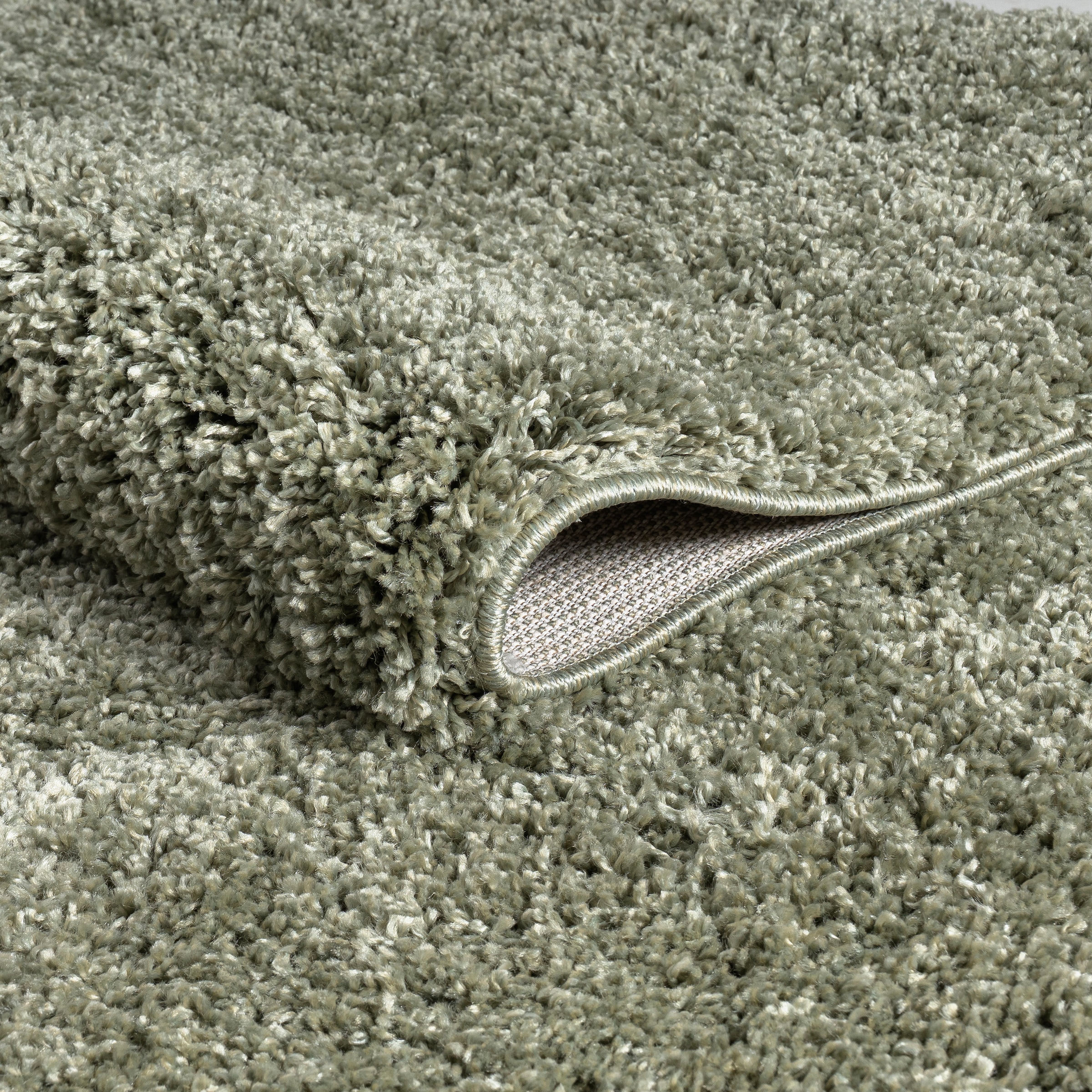 my home Hochflor-Teppich »Viva« rechteckig 45 mm Höhe Uni Farben, einfarbig, besonders weich und kuschelig, Kundenliebling