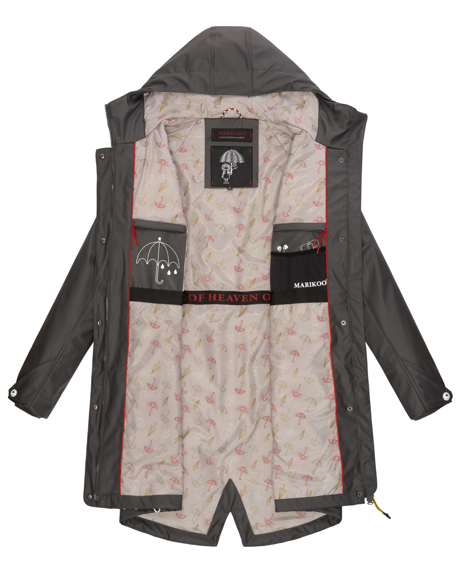 Marikoo Outdoorjacke »Marikoo Dancing Umbrella Damen Jacke B924«