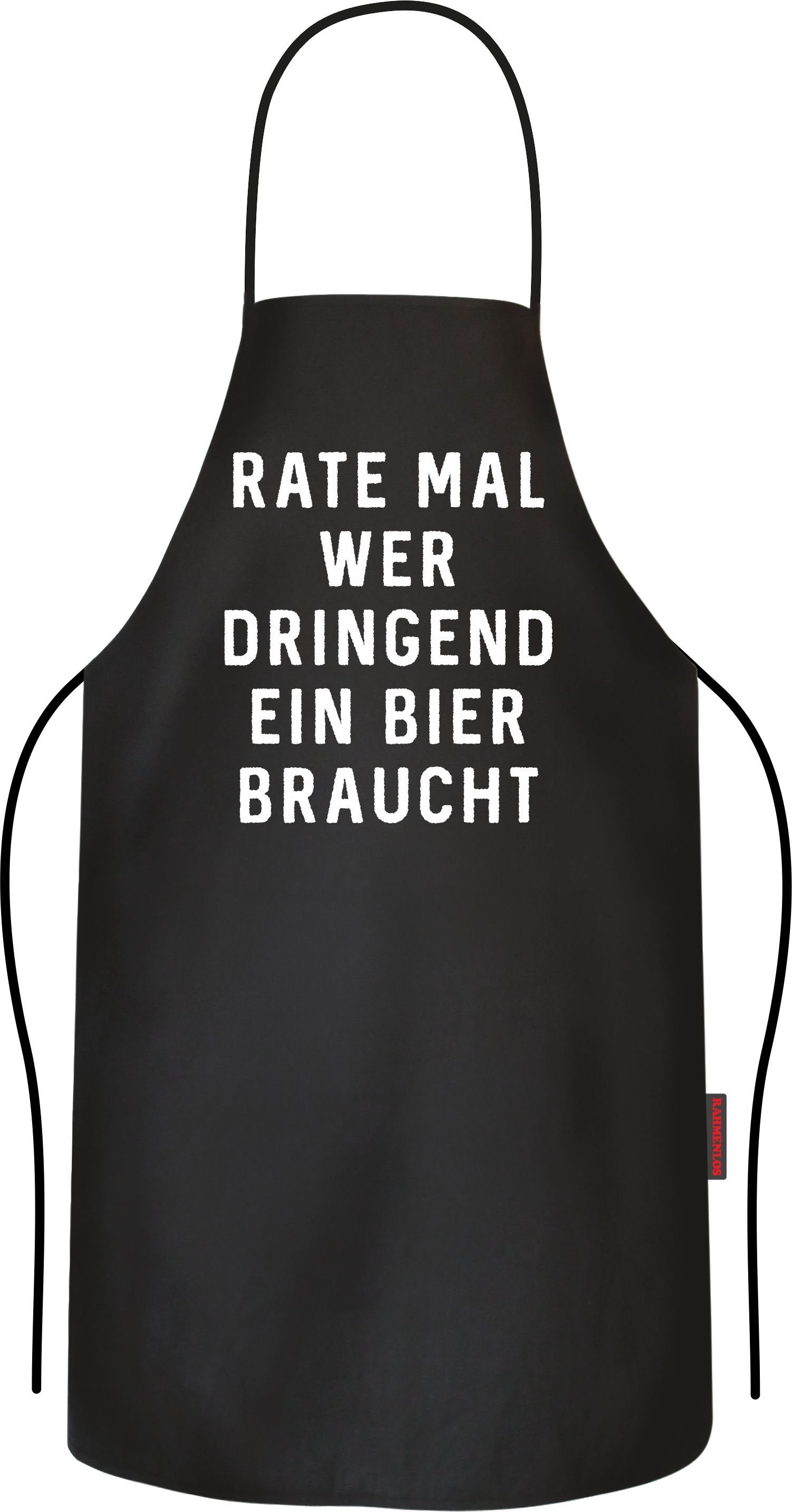 Rahmenlos Grillschürze mit coolem Front-Print