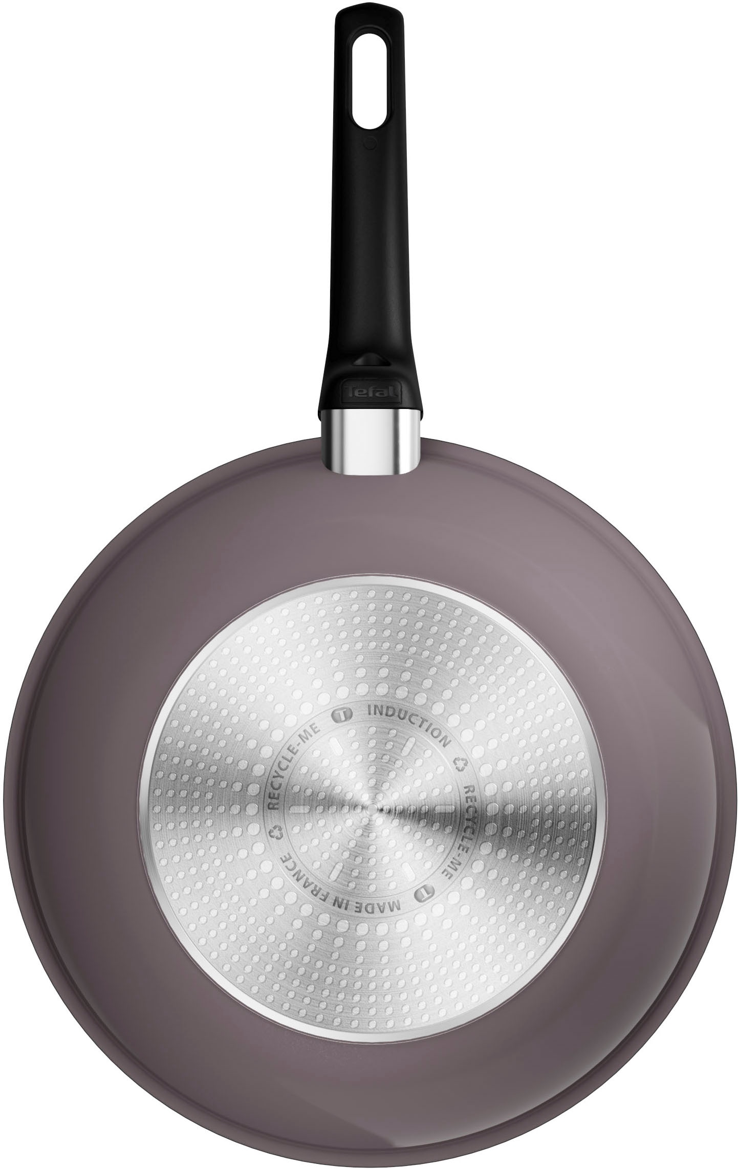 Tefal Wok »Ceramic Control Grey« Aluminium 1 tlg. Keramikbeschichtung, Induktion, Thermo-Signal Temperaturanzeiger