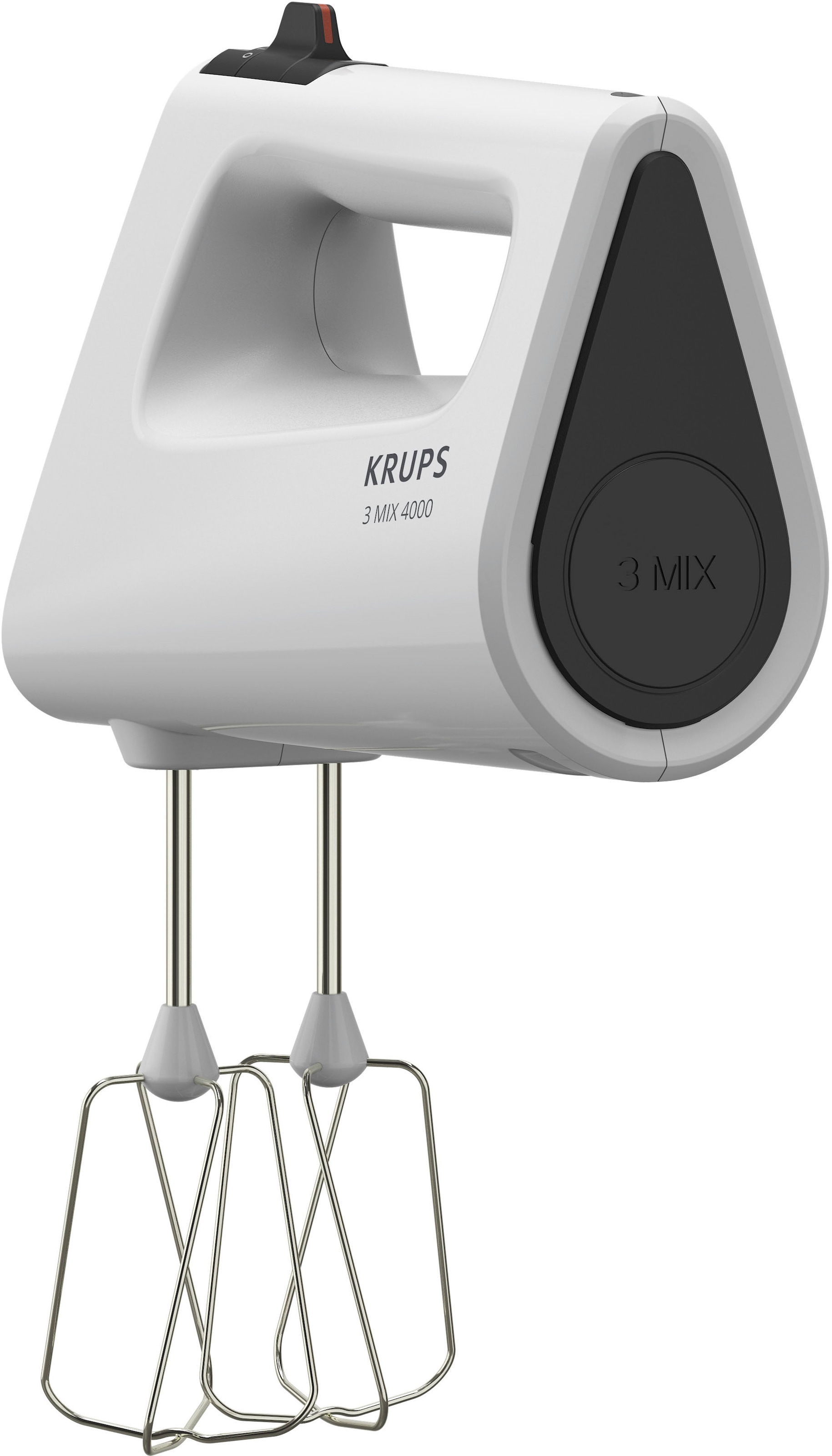 Krups Handmixer »GN4001 3 Mix 4000«, 450 W, Turbo- und Auswurf-Funktion, inkl. 2 Rührbesen und 2 Knethaken