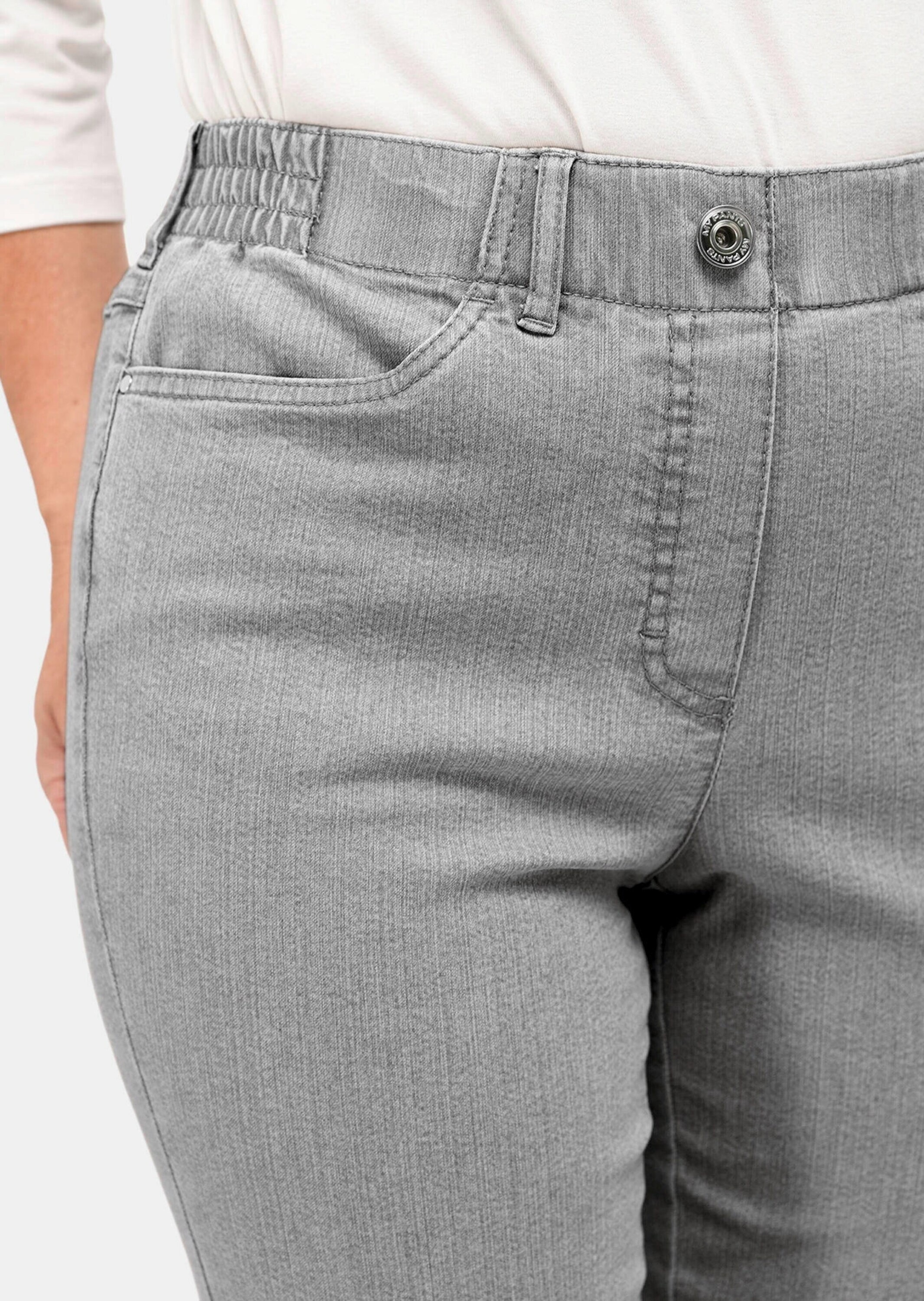 GOLDNER Regular-fit-Jeans »Jeansschlupfhose MARTHA Klassische Jeansschlupfhose MARTHA«
