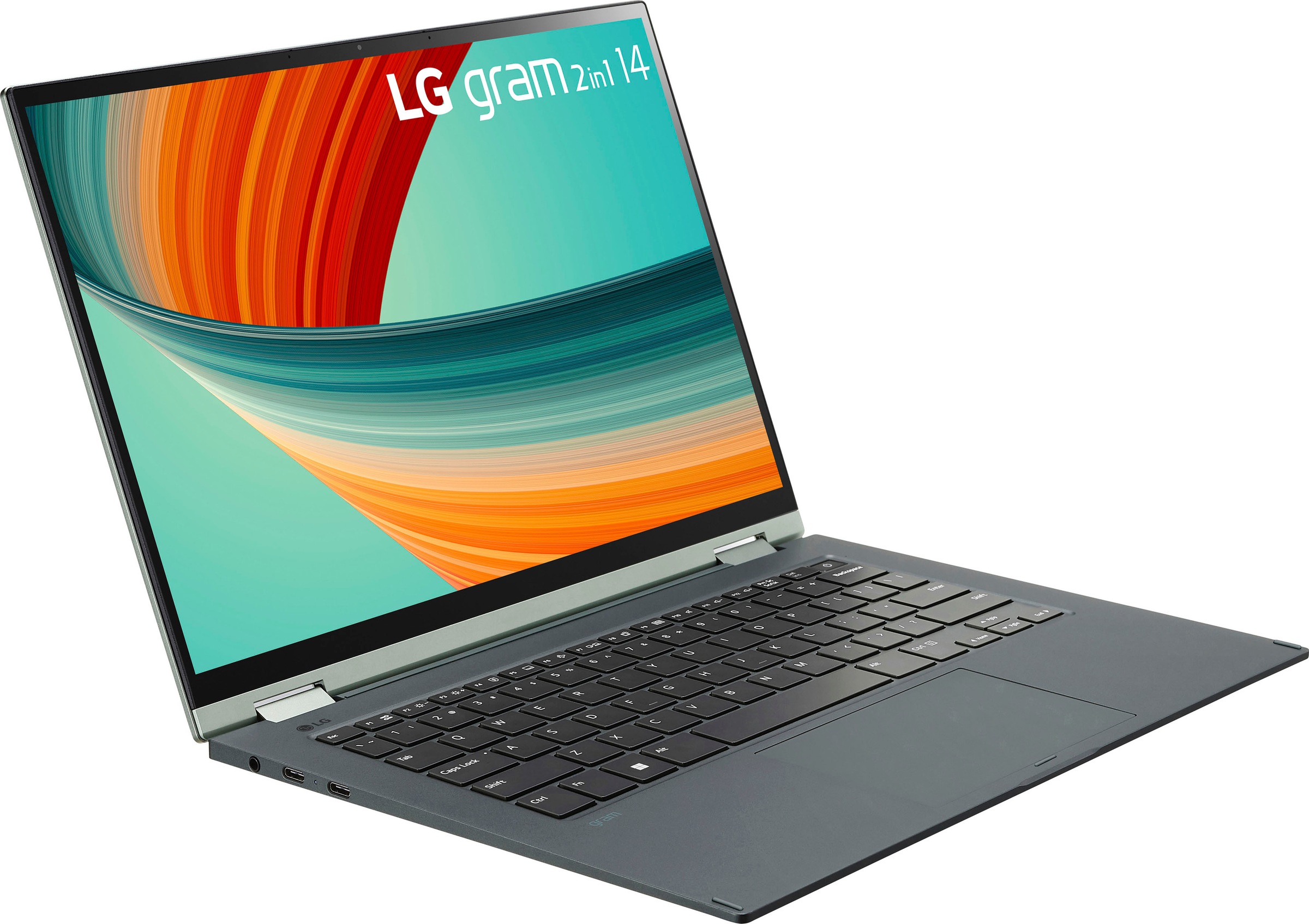 LG Notebook »Gram 14" Laptop, IPS-TouchDisplay, 16 GB RAM, Windows 11 Home,«, 35,5 cm, / 14 Zoll, Intel, Core i7, Iris Xe Graphics, 1000 GB SSD, 14T90R-G.AA77G