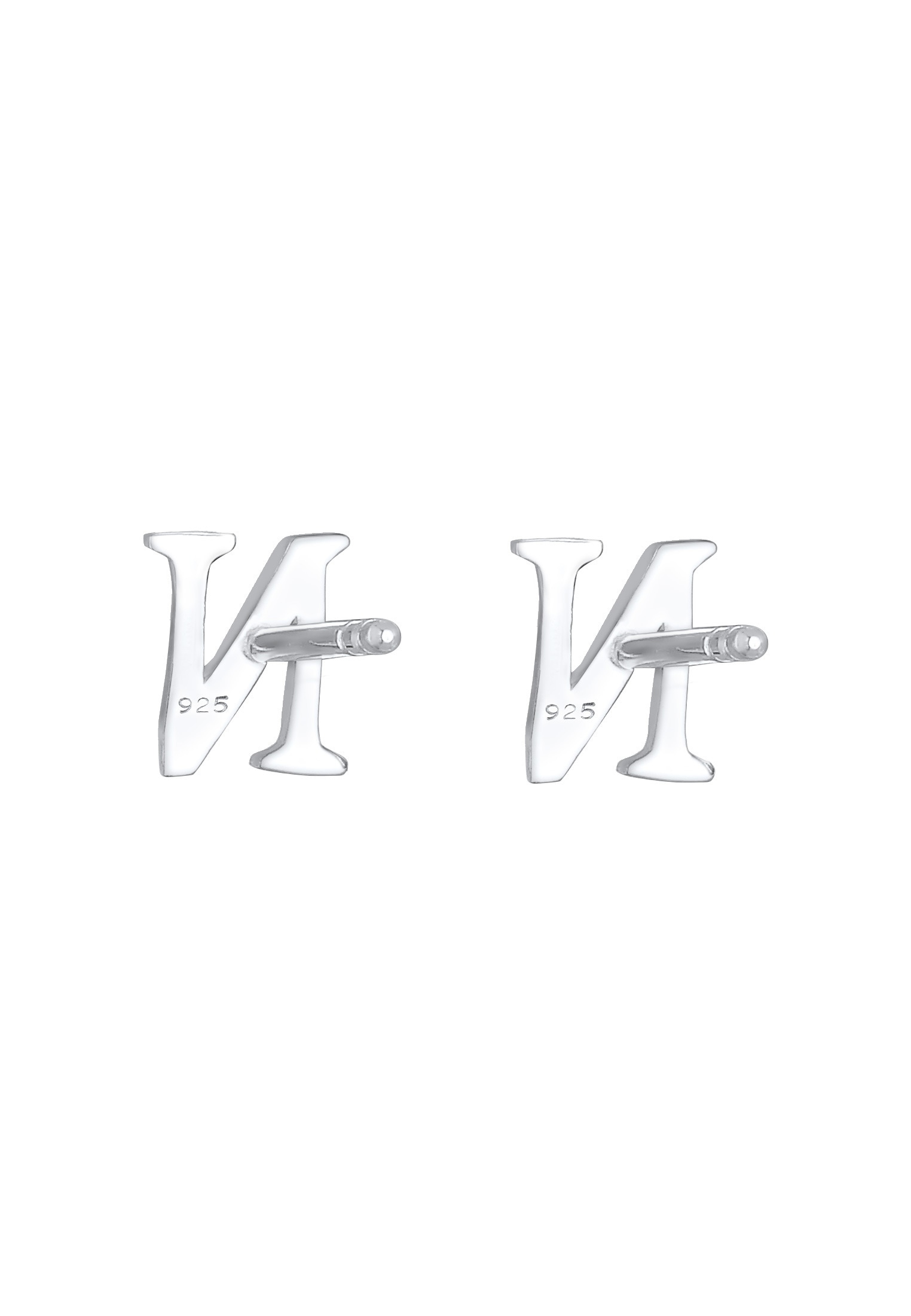 Elli Paar Ohrstecker »Ohrringe Ohrstecker Buchstabe N Initialen 925 Sterling Silber«