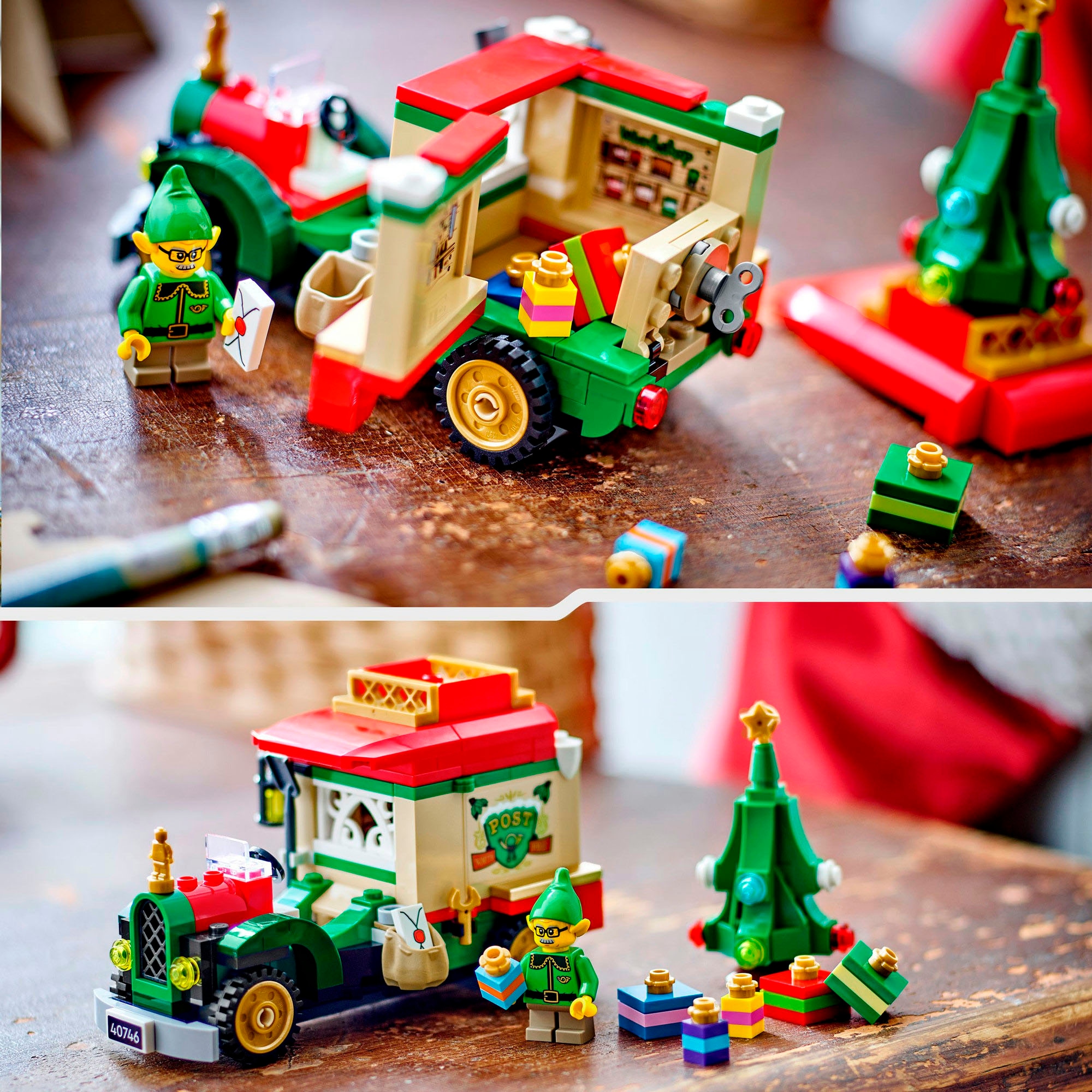 LEGO® Konstruktionsspielsteine »Lieferwagen des Weihnachtsmanns (40746), LEGO Iconic« Made in Europe