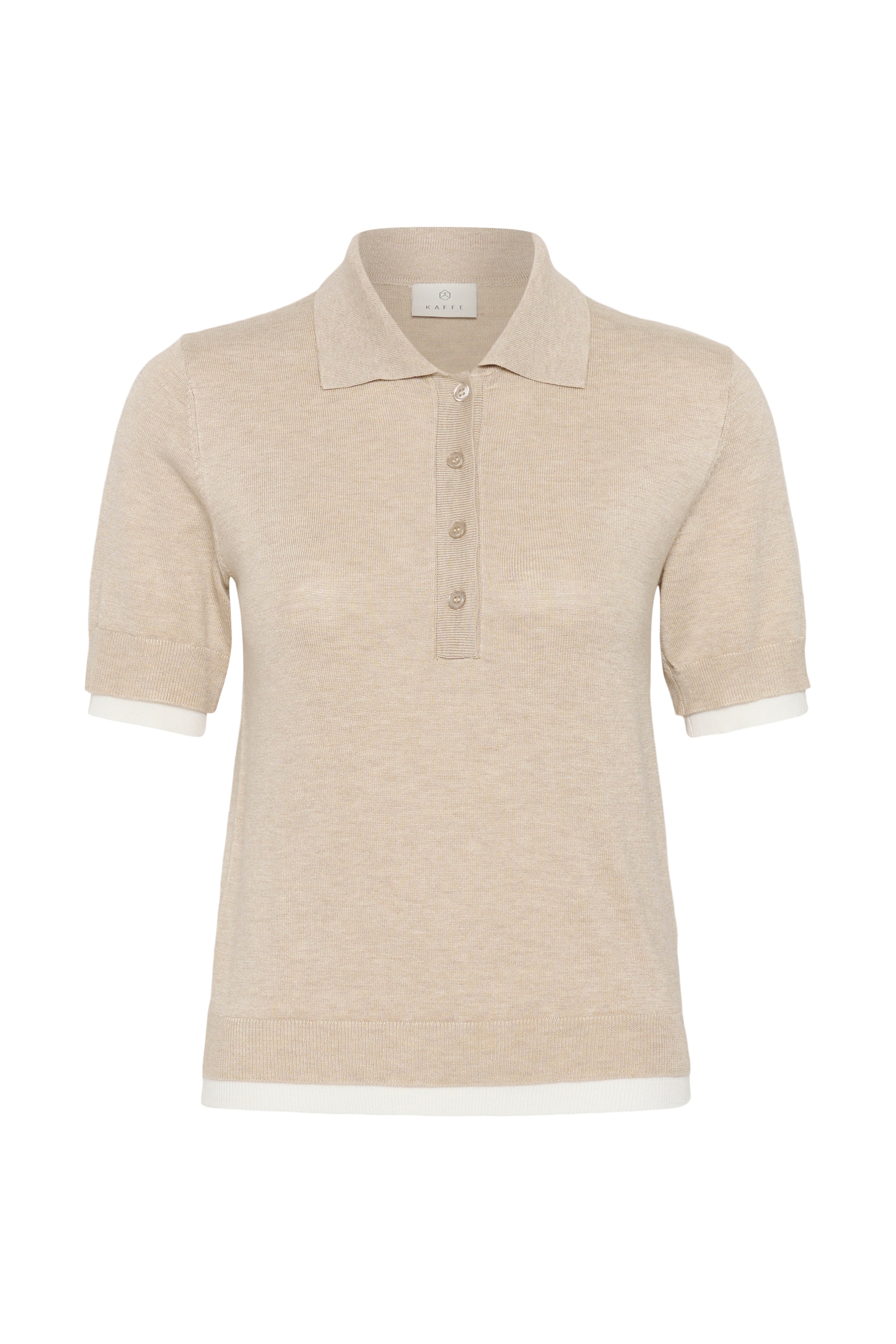 KAFFE Blusentop »Poloshirt KAlizza«