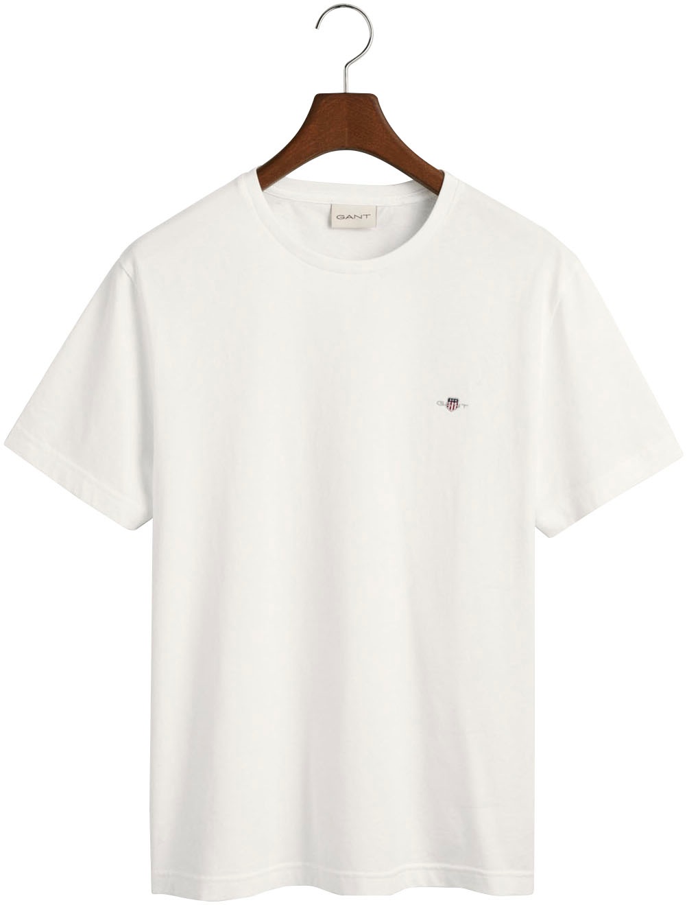 Gant T-Shirt »REG SHIELD SS T-SHIRT«, mit Logostickerei auf der Brust