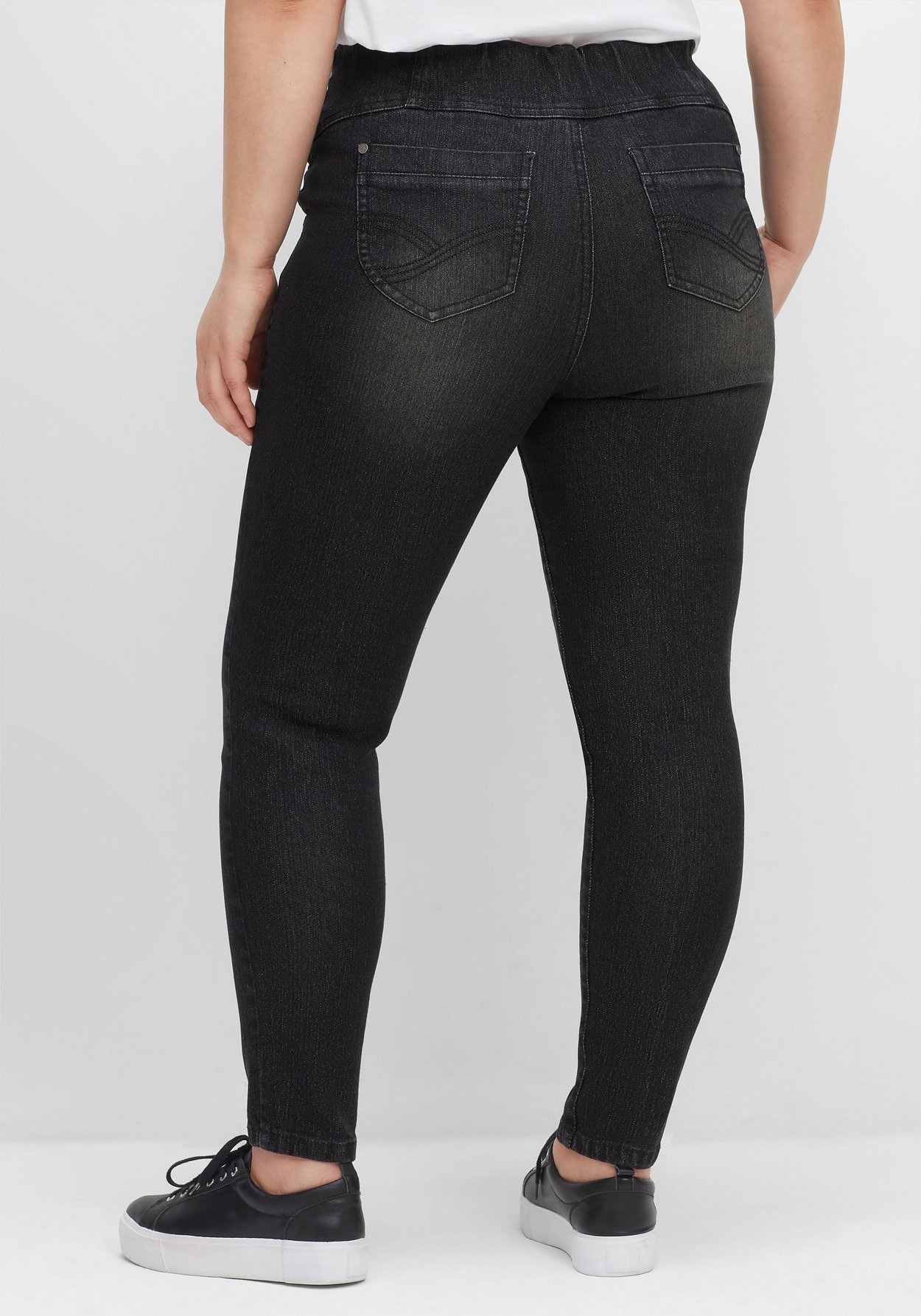 Sheego Schlupfjeans »Jeggings mit breitem Gummibund«