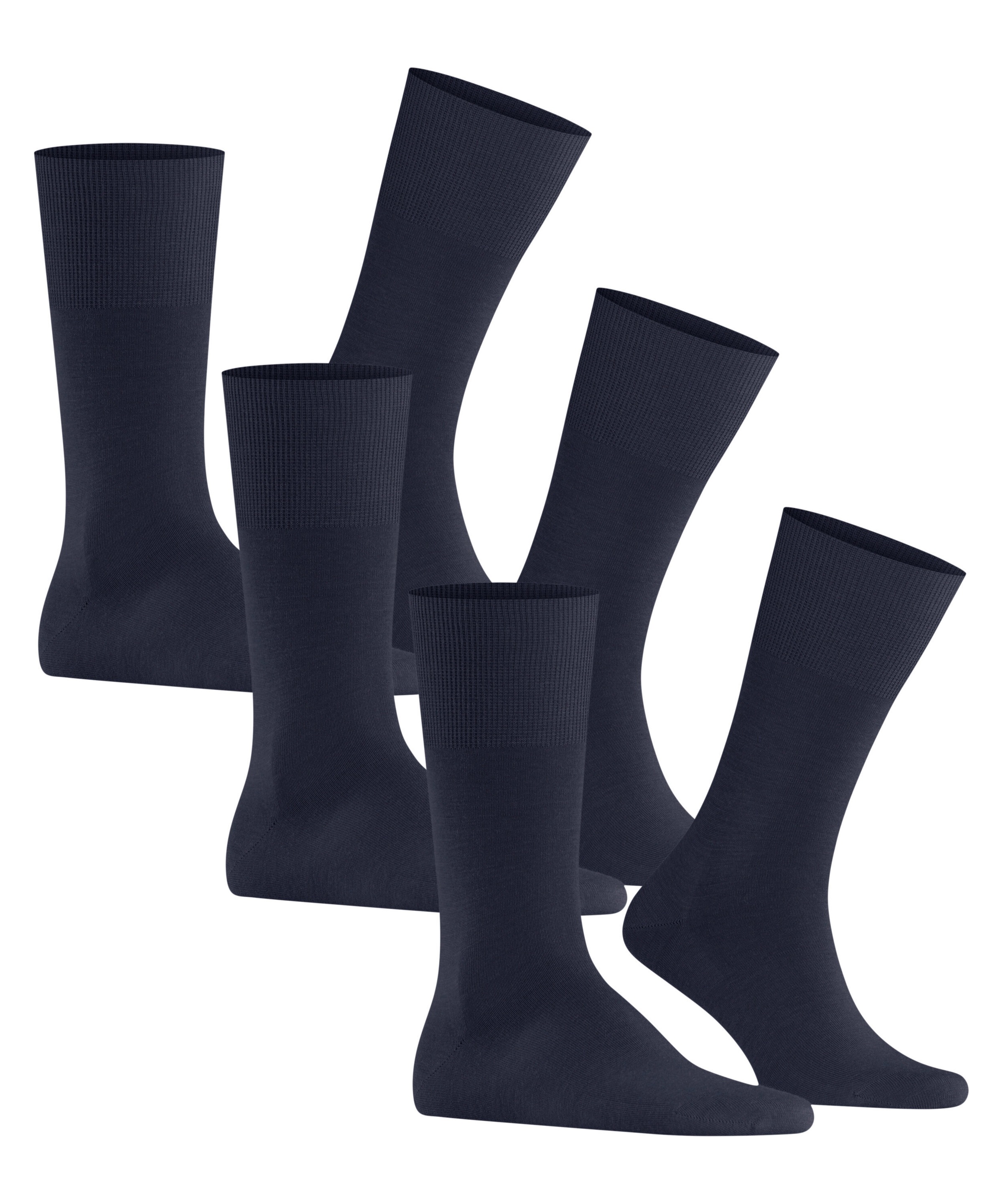 FALKE Socken »Airport« 3 Paar,  im praktischen 3er-Bundle, mit Merinowolle außen und Baumwolle innen