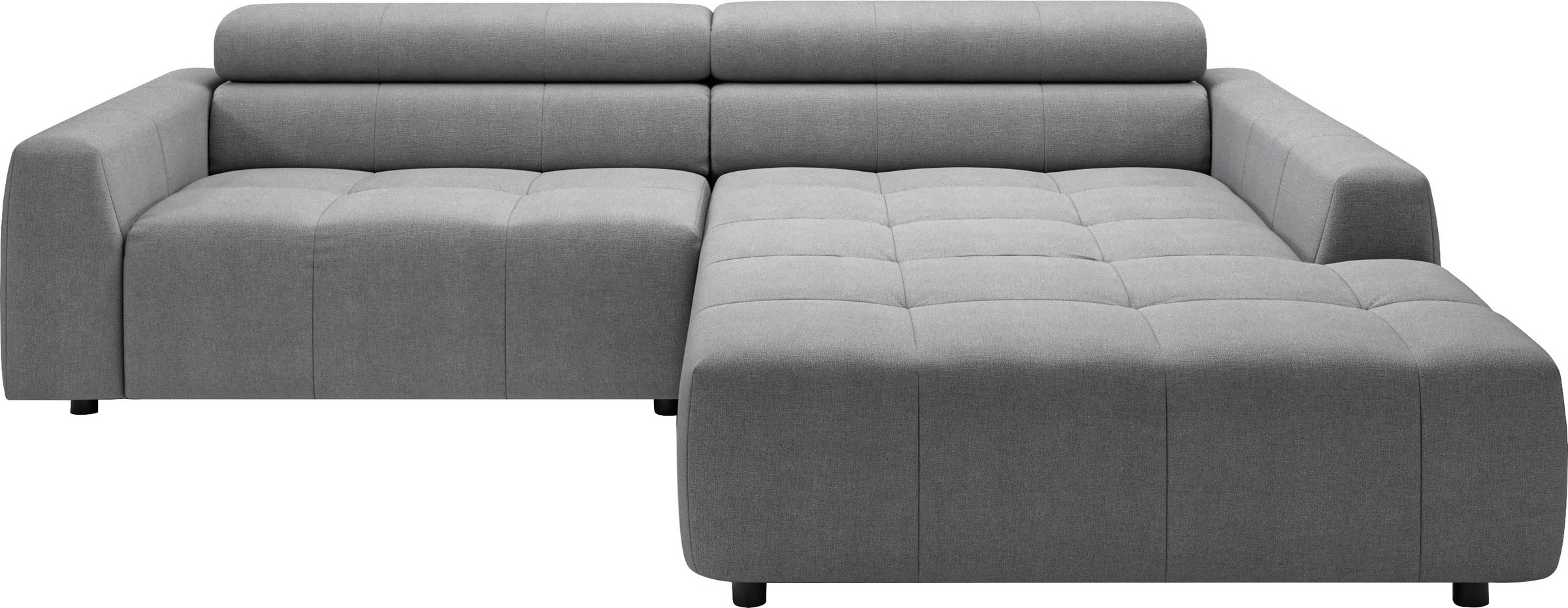 3C Candy Ecksofa »Denver auch mit Cord- und Easy care-Bezug, Kopfteilverstellung L-Form«, wahlweise. mit motorischer Sitztiefenverstellung