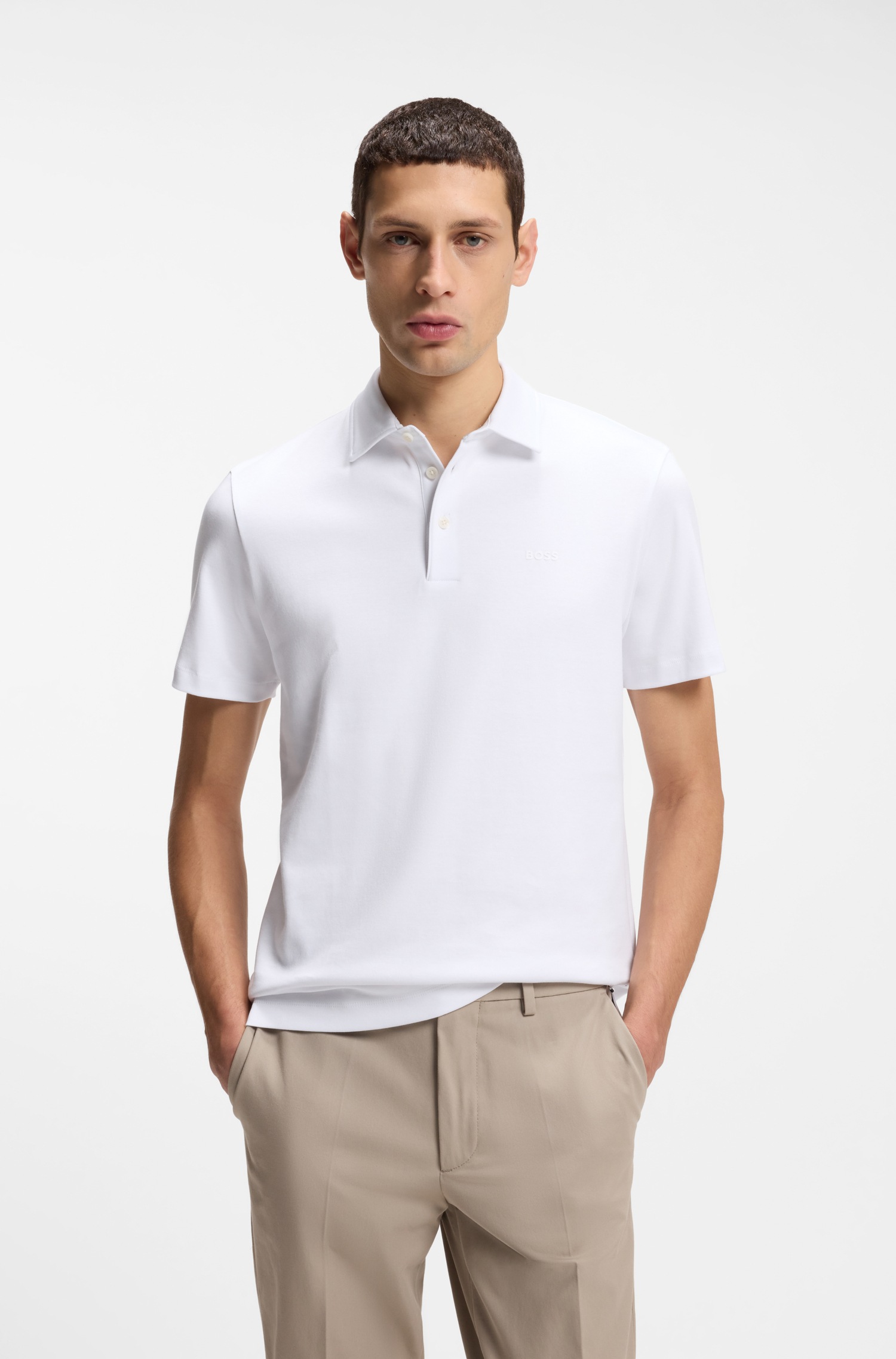 BOSS Poloshirt »Palosh 30« mit tonalem Logo, slim fit