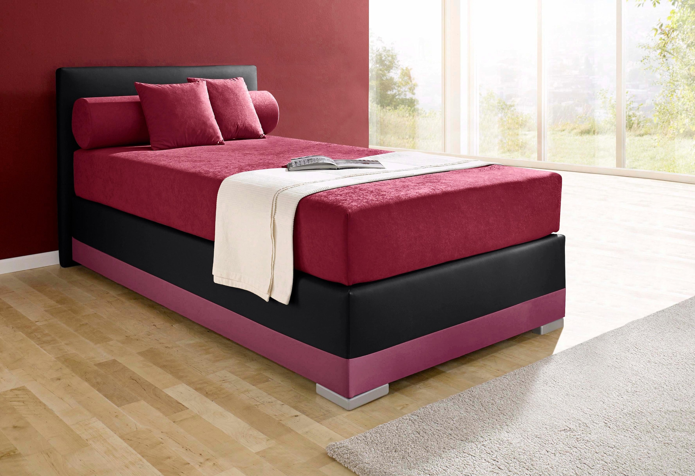Maintal Boxspringbett »Lago«, in 3 verschiedenen Matratzenarten, H2 oder H3